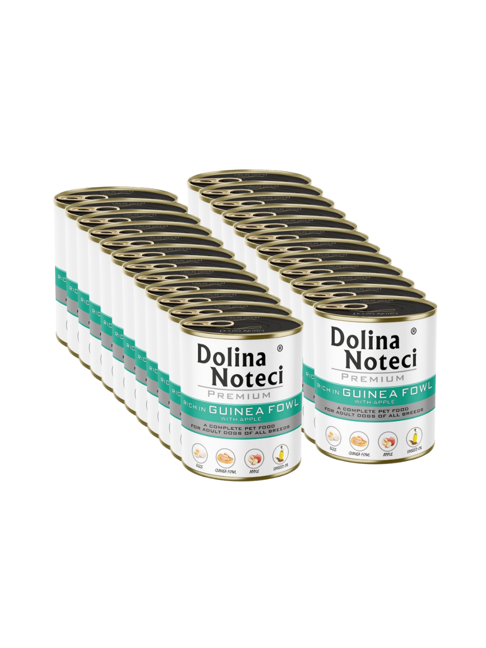 Dolina Noteci PREMIUM bogata w perliczkę z jabłkiem 24x800g