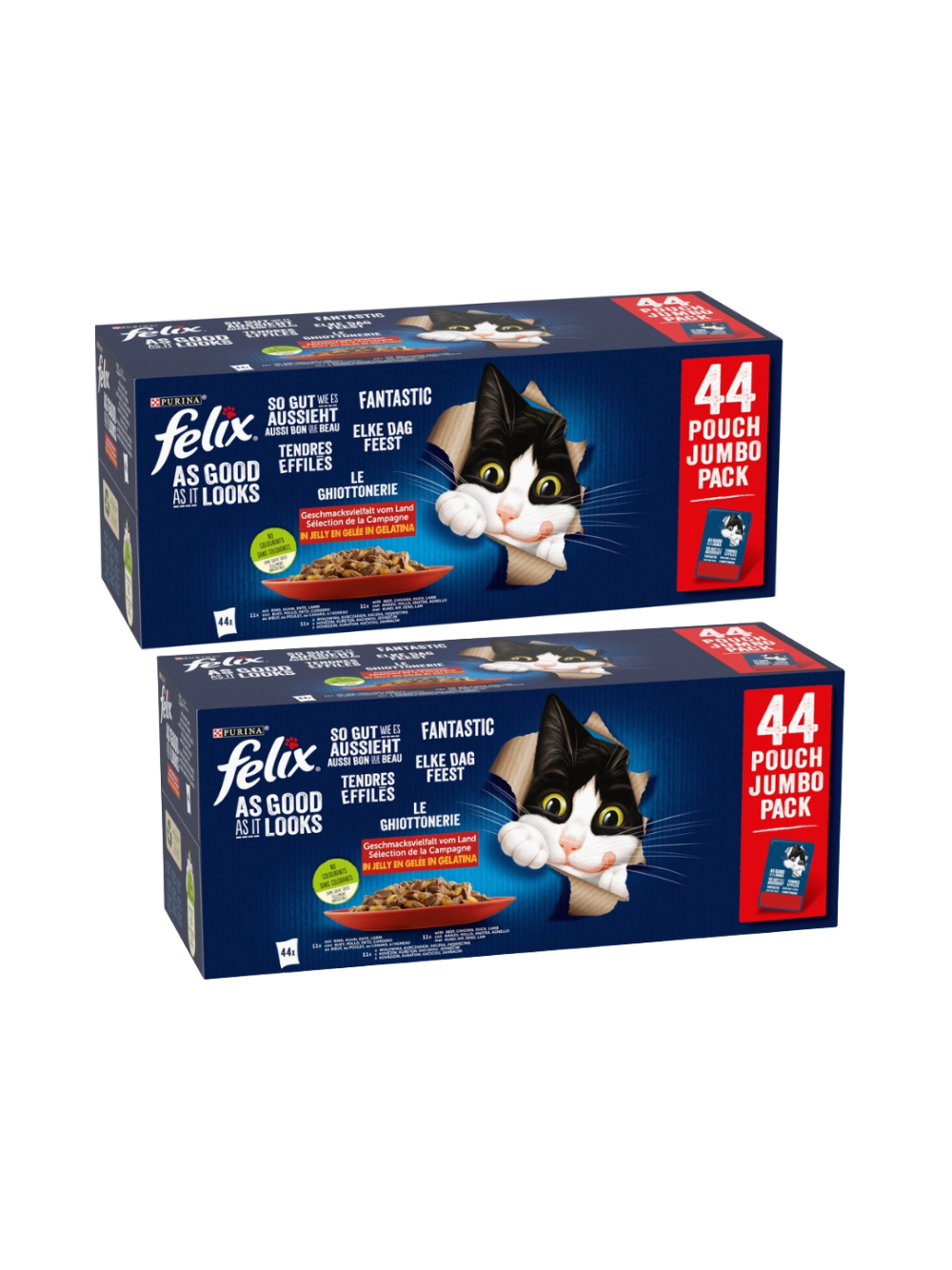 Felix Fantastic MIX smaków w galaretce: 88x85g