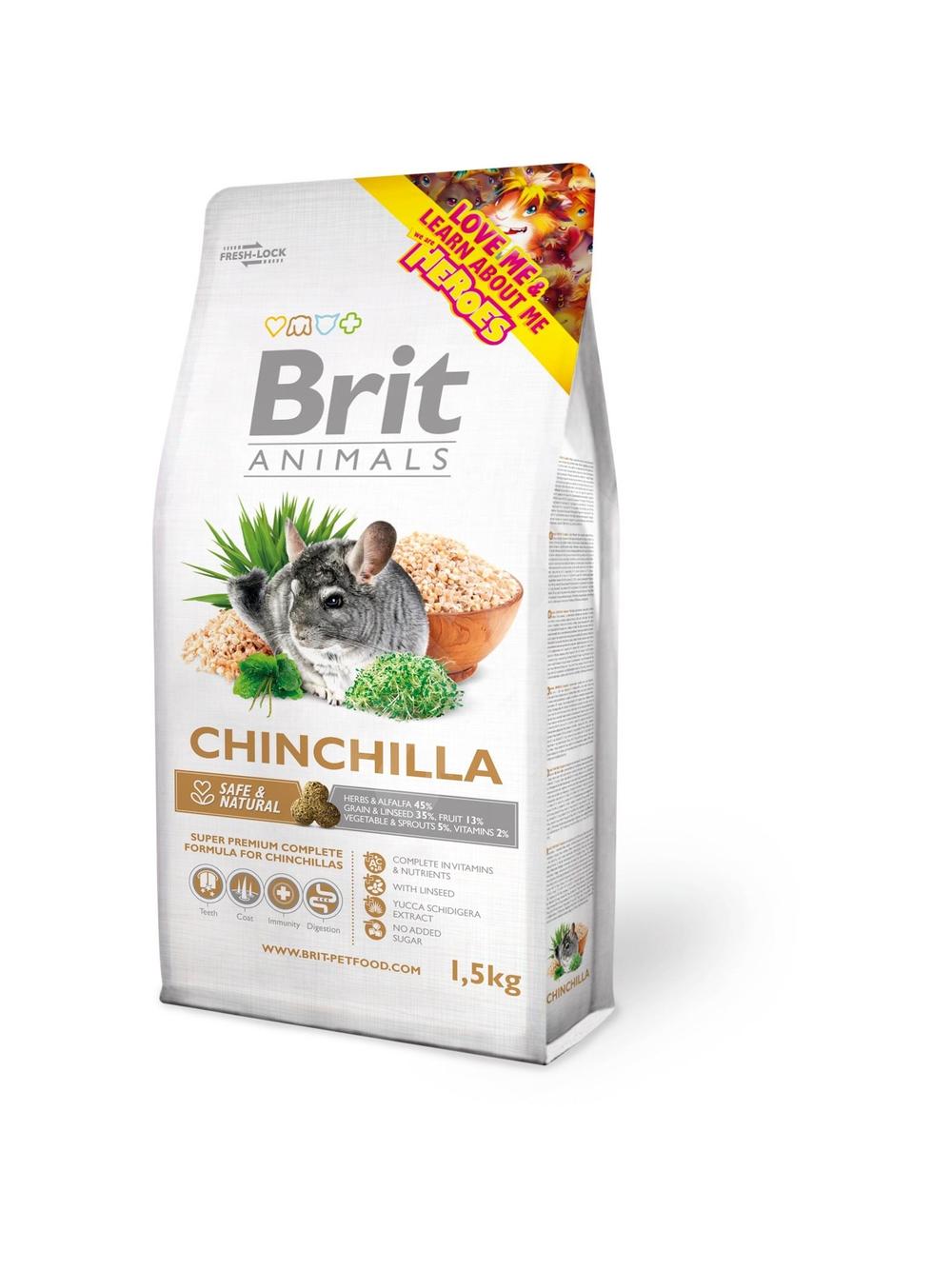BRIT Animals Chinchilla Complete - karma dla szynszyli 1,5kg