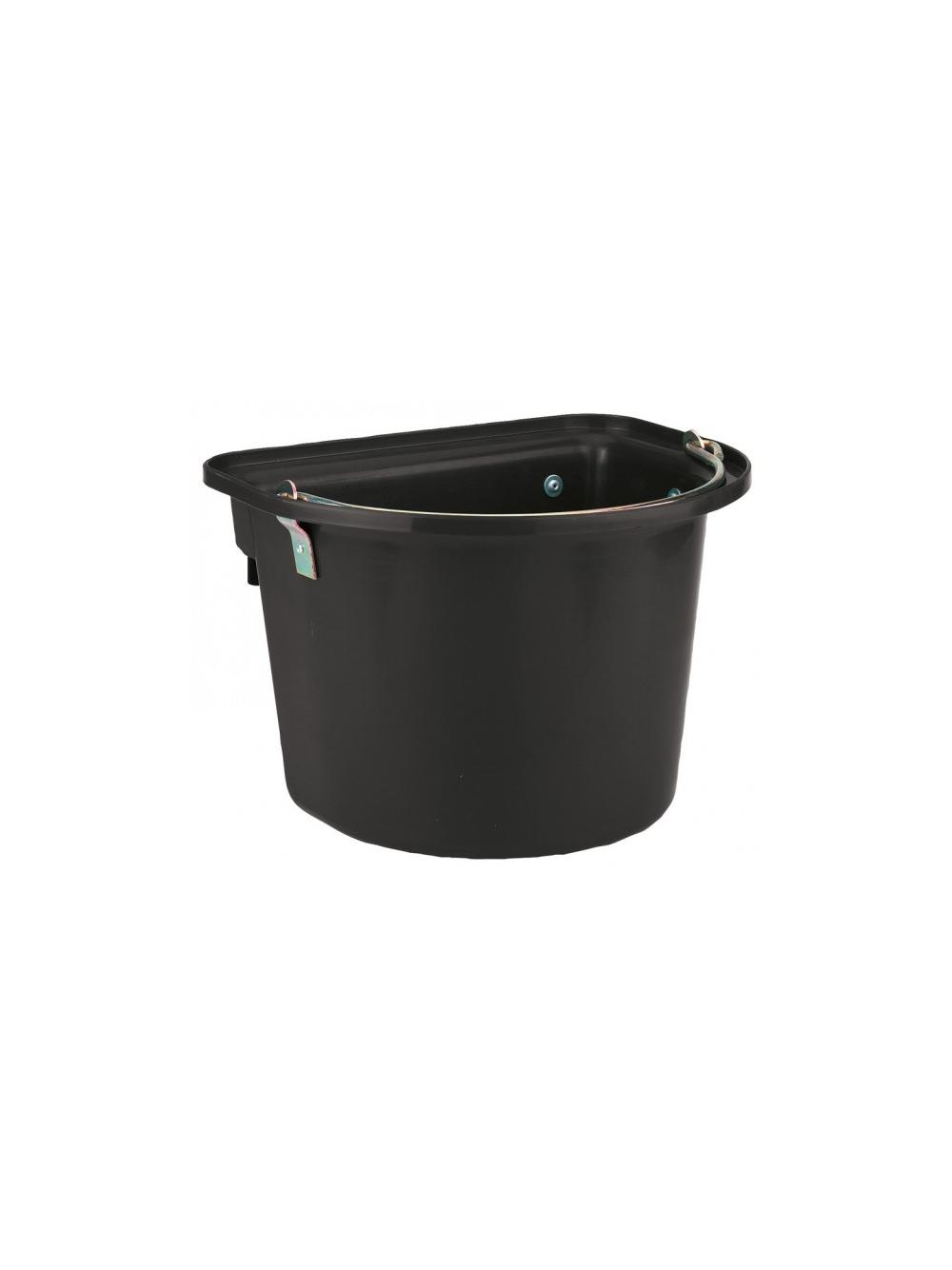 KERBL Pojemnik na paszę z zawiesiem, 12 l, czarny