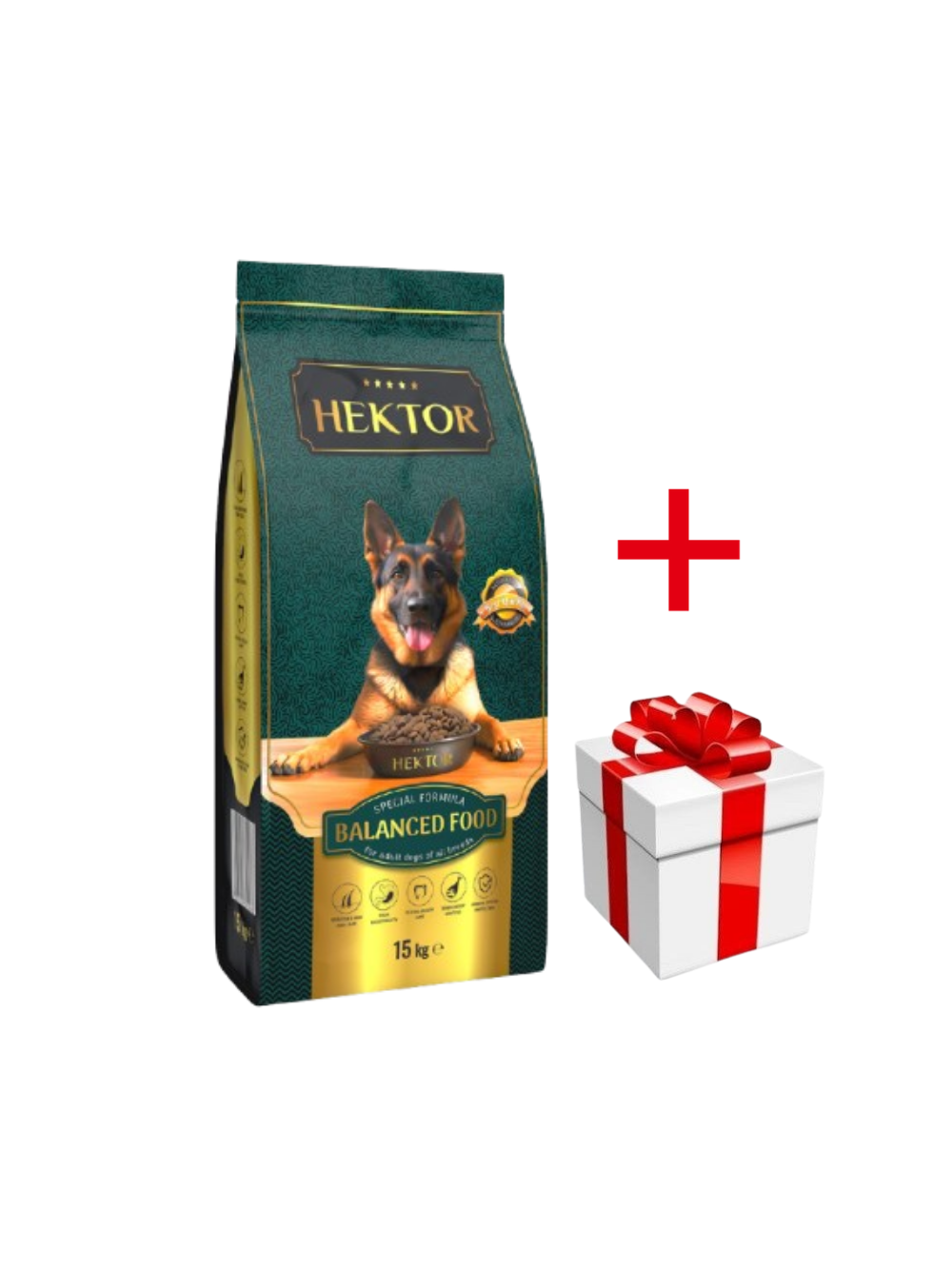 HEKTOR BALANCED Adult 15kg + niespodzianka dla psa GRATIS!