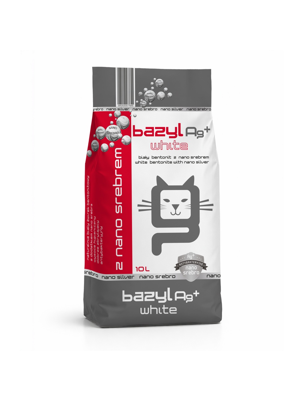 Bazyl Ag+ White 10l