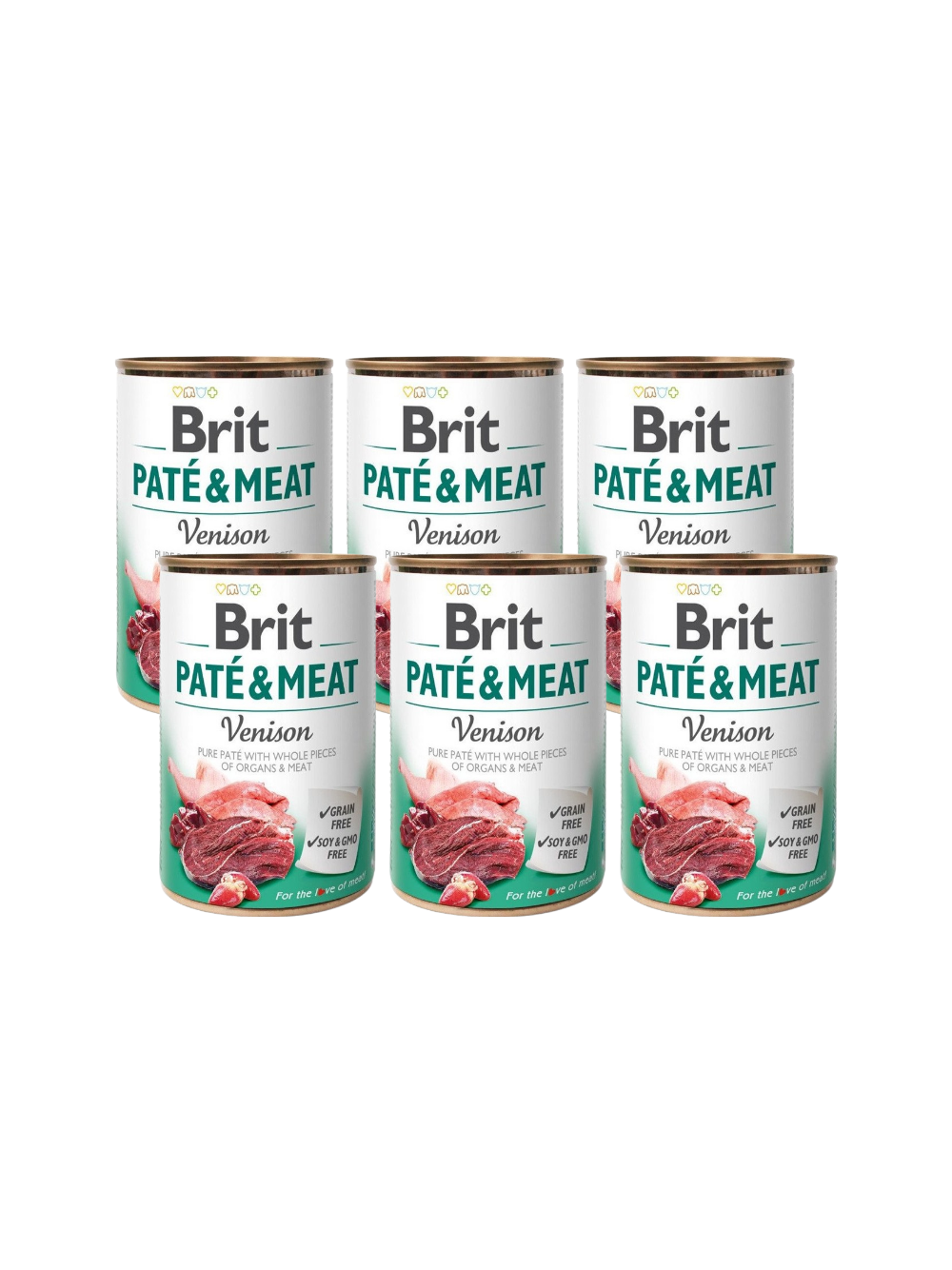 BRIT PATE & MEAT VENISON 6x400g