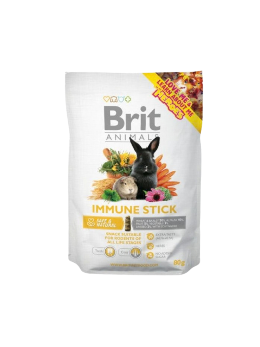 BRIT Animals Immune Stick dla gryzoni 80g