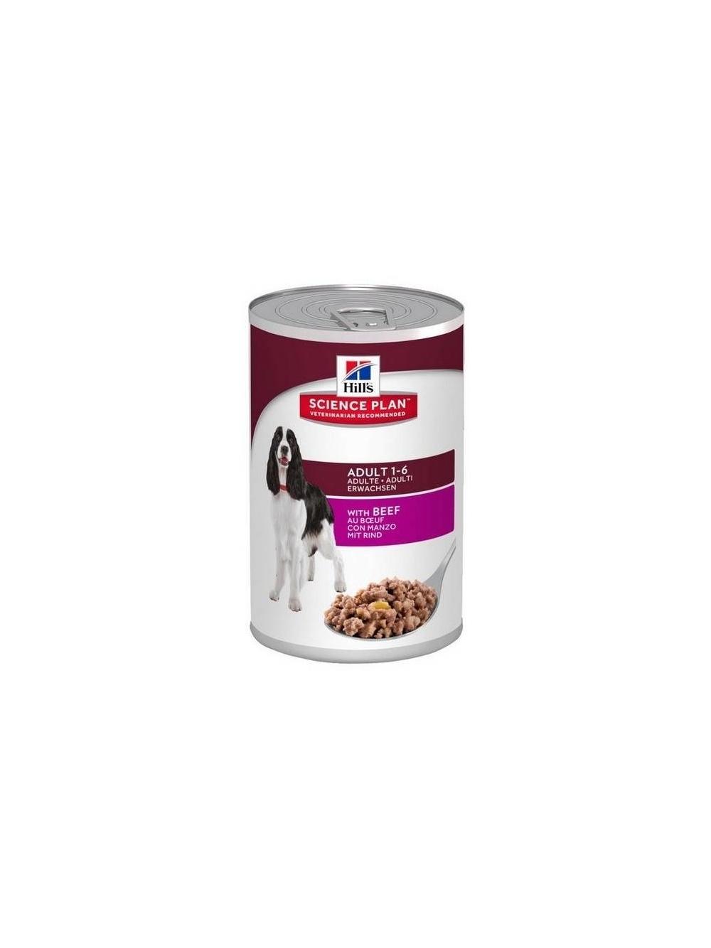 HILL'S SP Science Plan Canine Adult wołowina 24x370g - puszka