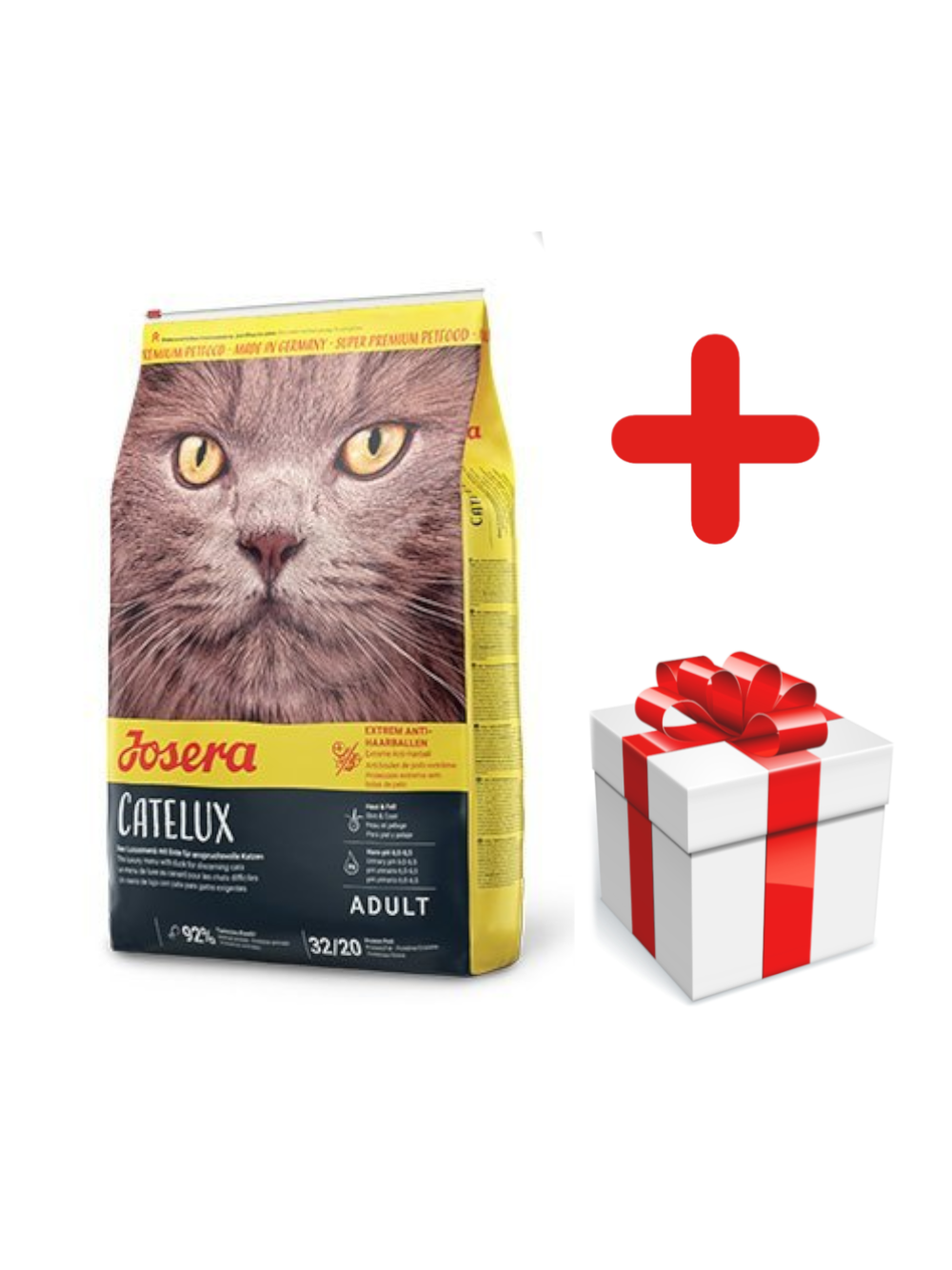 JOSERA Catelux 10kg + niespodzianka dla kota GRATIS!