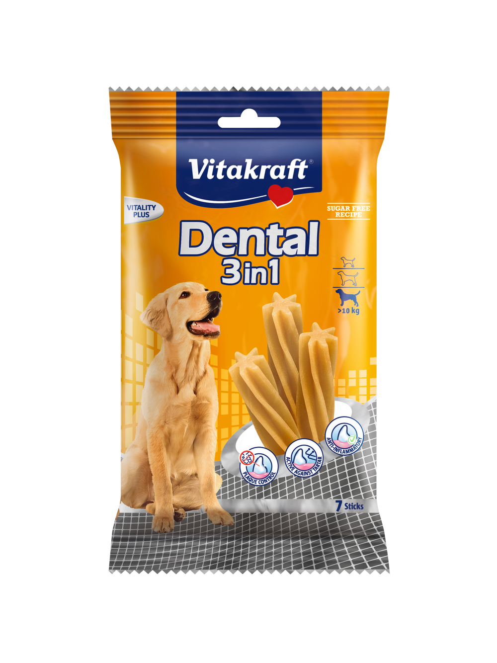 Vitakraft Dental Sticks M 7szt, ponad 10kg