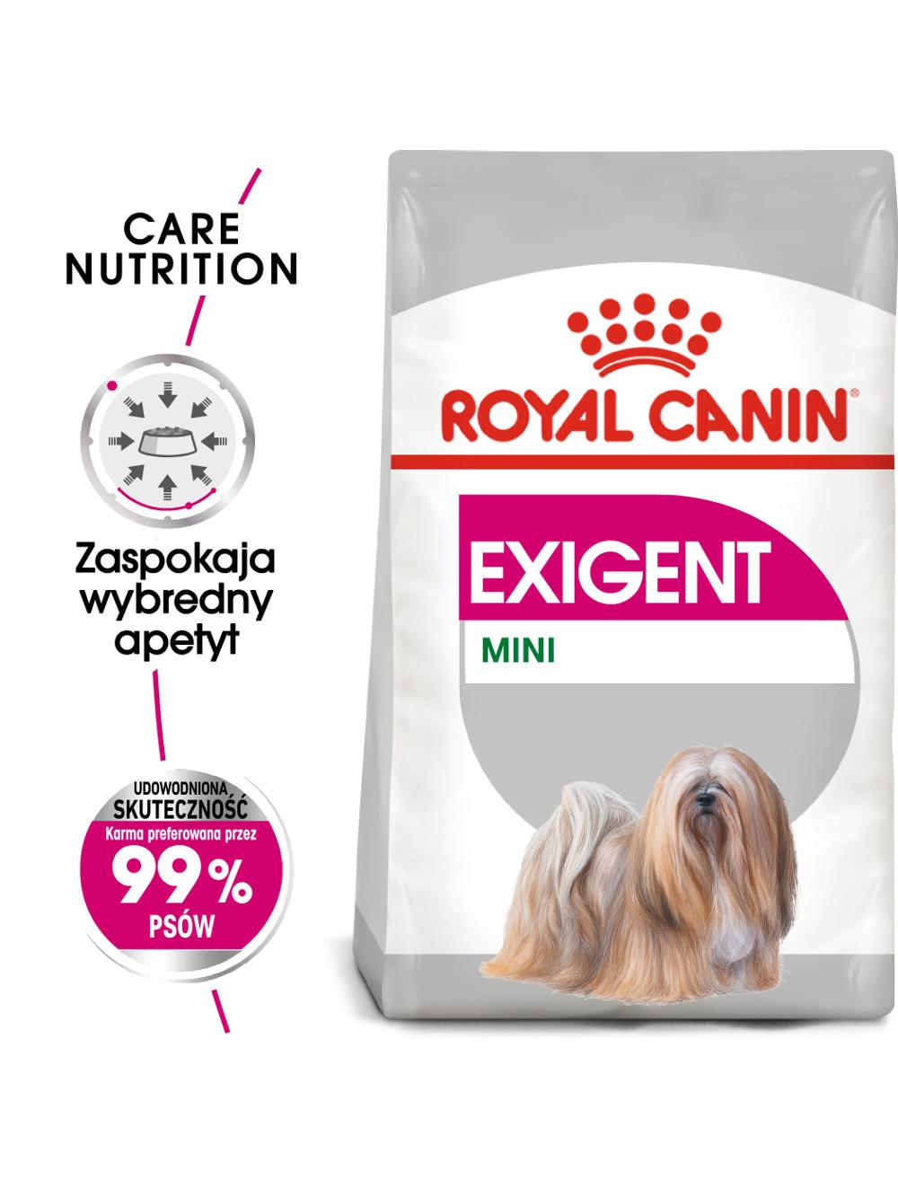 ROYAL CANIN CCN Mini Exigent 1kg karma sucha dla psów dorosłych, ras małych, wybrednych