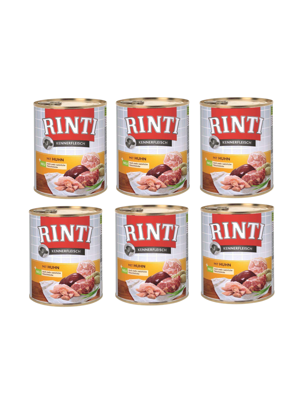 Rinti Kennerfleisch Huhn karma mokra dla psa - kurczak 24x800g