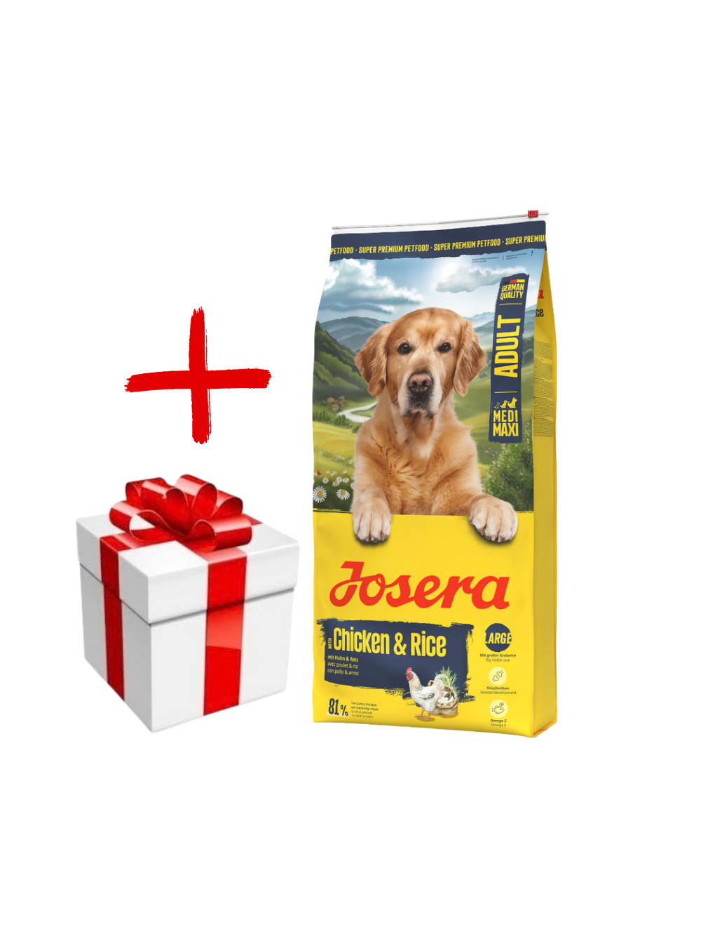 JOSERA Medi/Maxi Chicken & Rice 12,5kg + NIESPODZIANKA DLA PSA GRATIS!