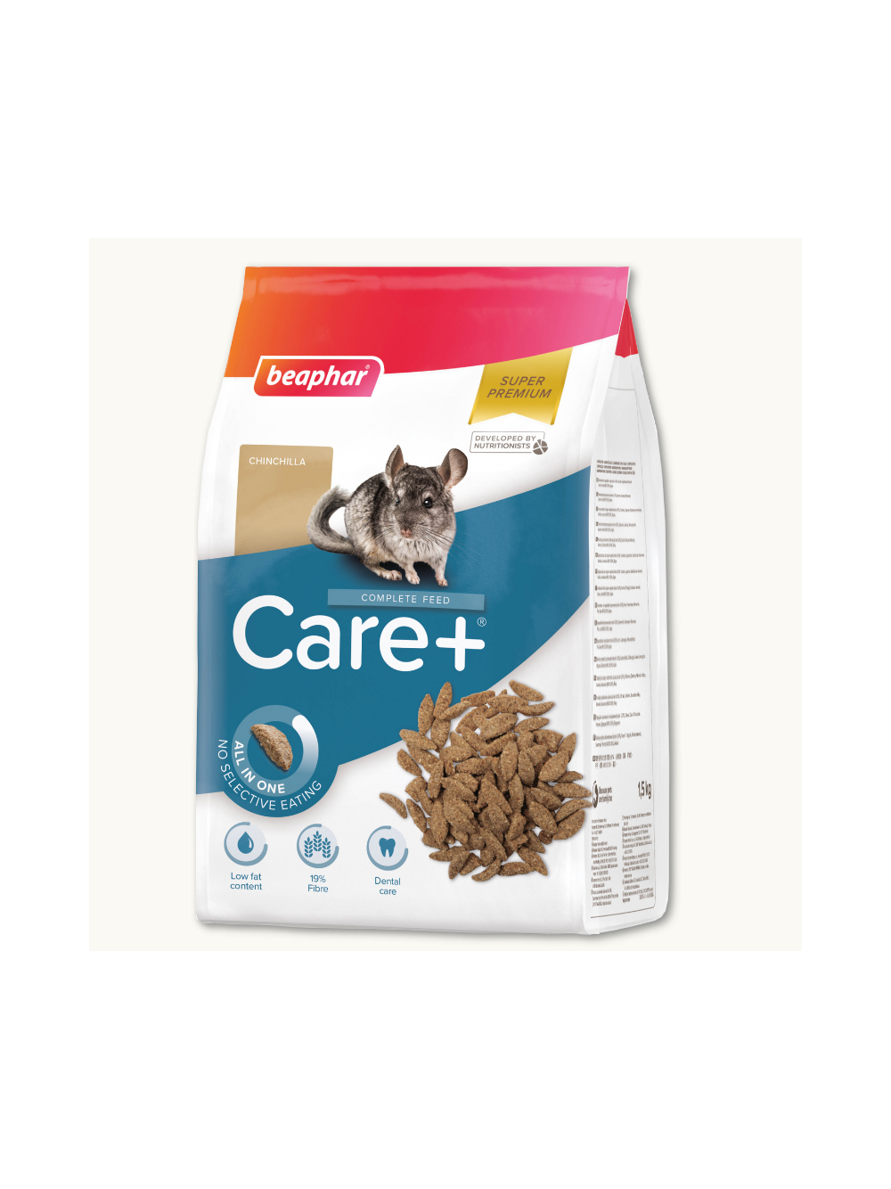 Beaphar CARE+ CHINCHILLA 1,5KG - karma dla szynszyli