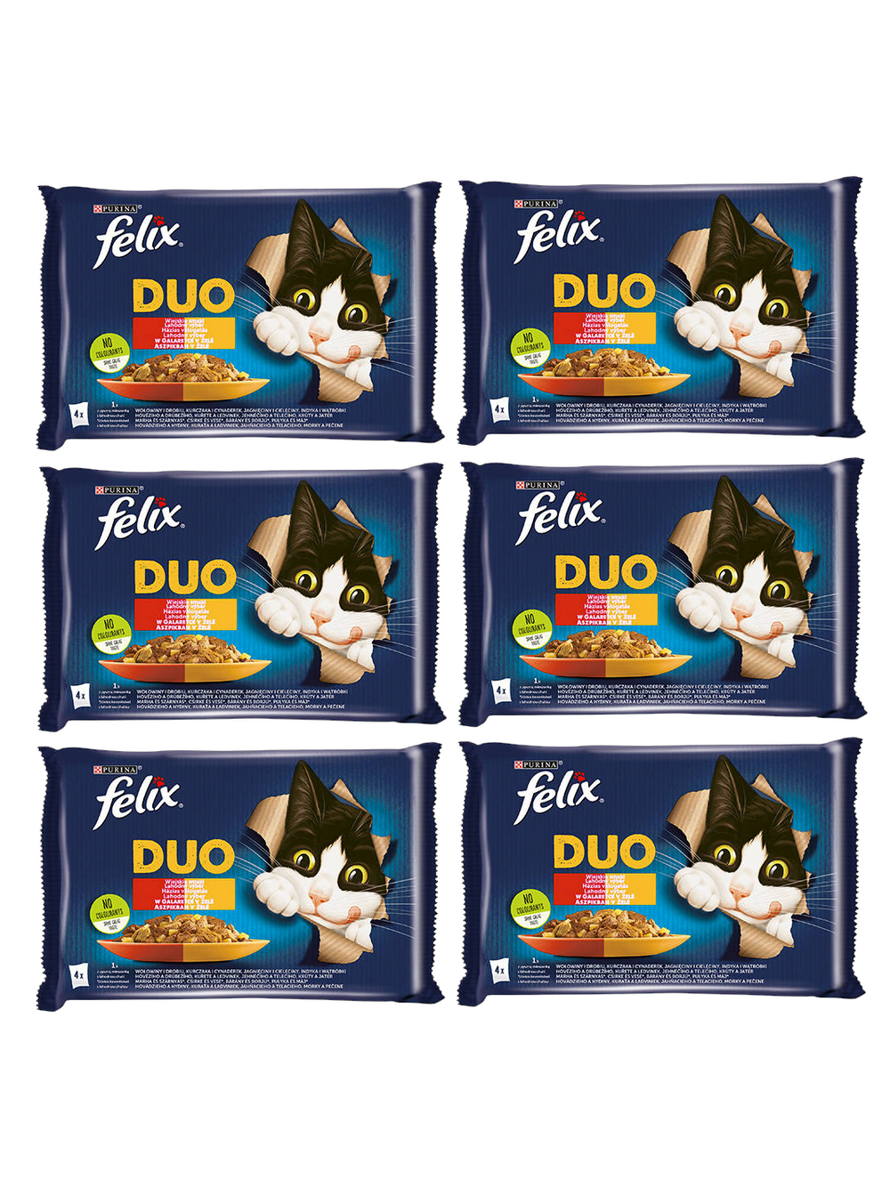 FELIX Duo Wiejskie Smaki w galaretce 12x(4x85g)