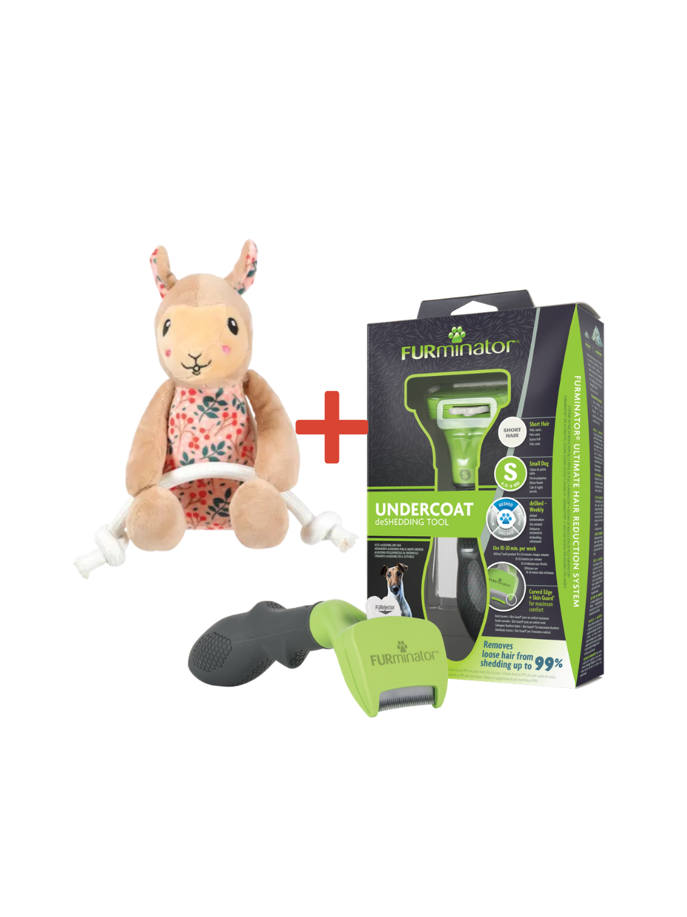FURMINATOR dla psów krótkowłosych - Small + Zabawka dla psa GRATIS!