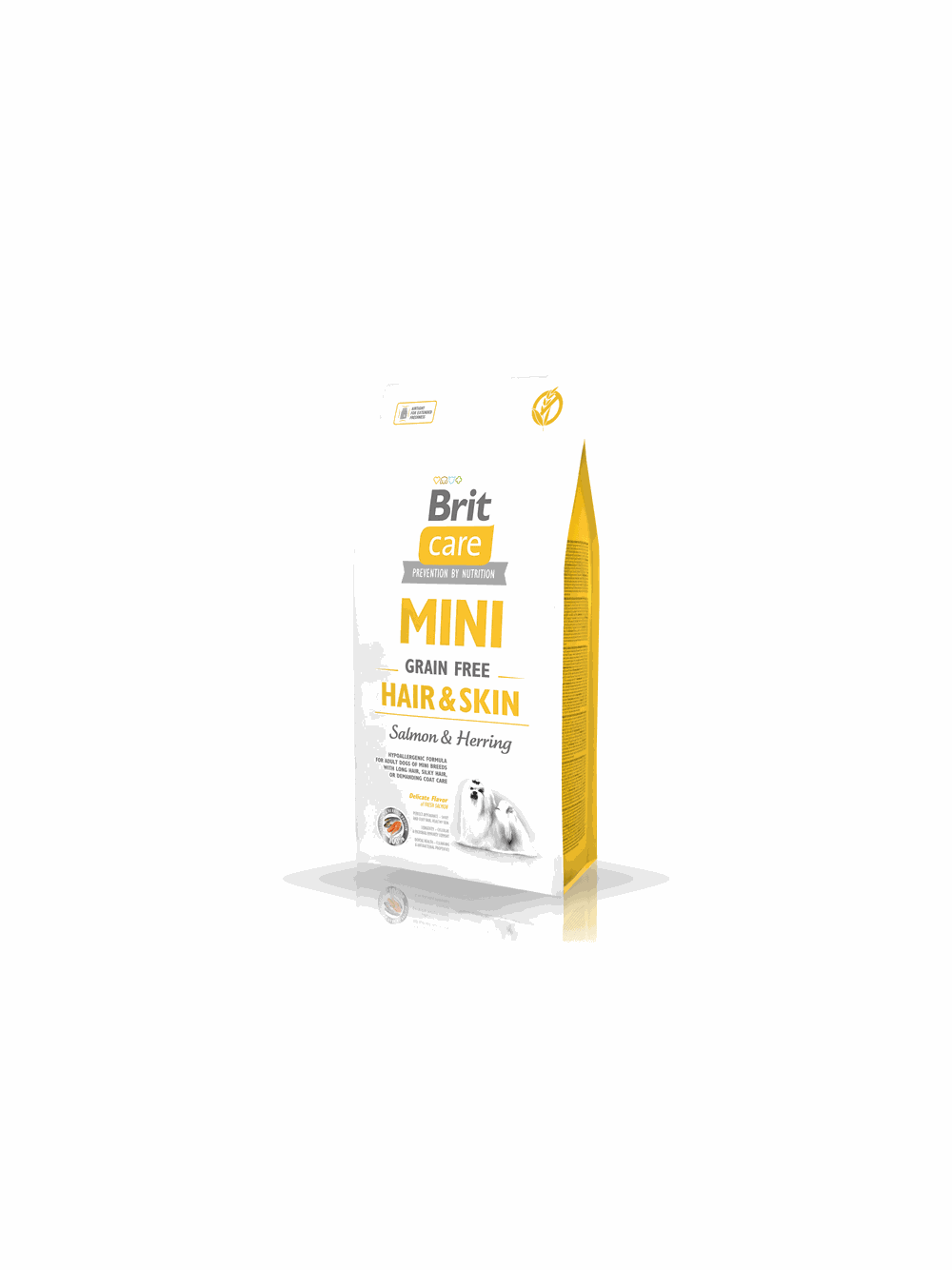BRIT CARE Mini Grain-Free Hair&Skin 400g + niespodzianka dla psa GRATIS!