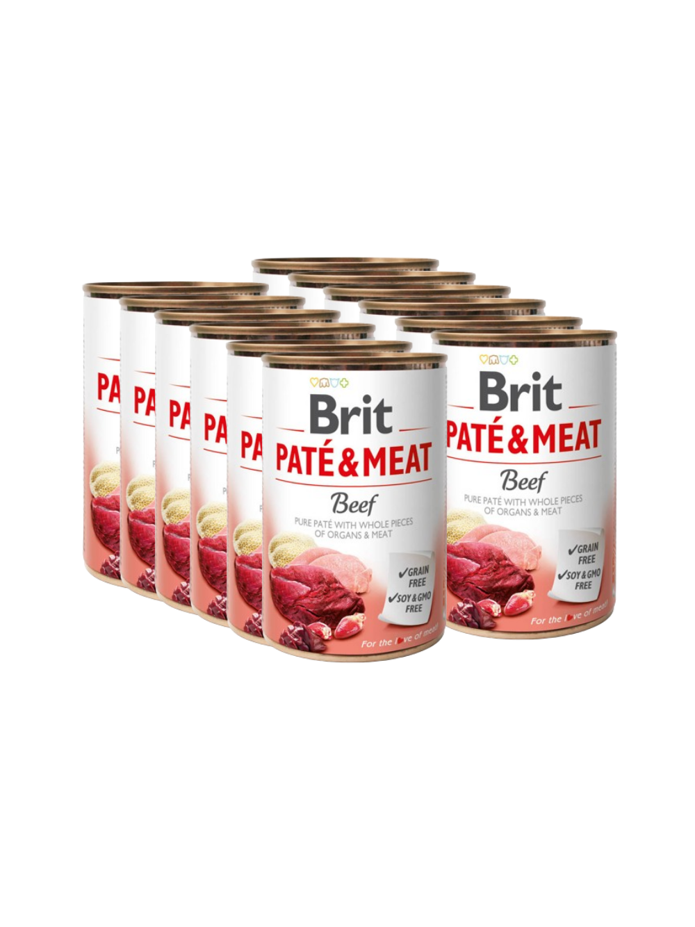 BRIT PATE & MEAT BEEF 12x400g