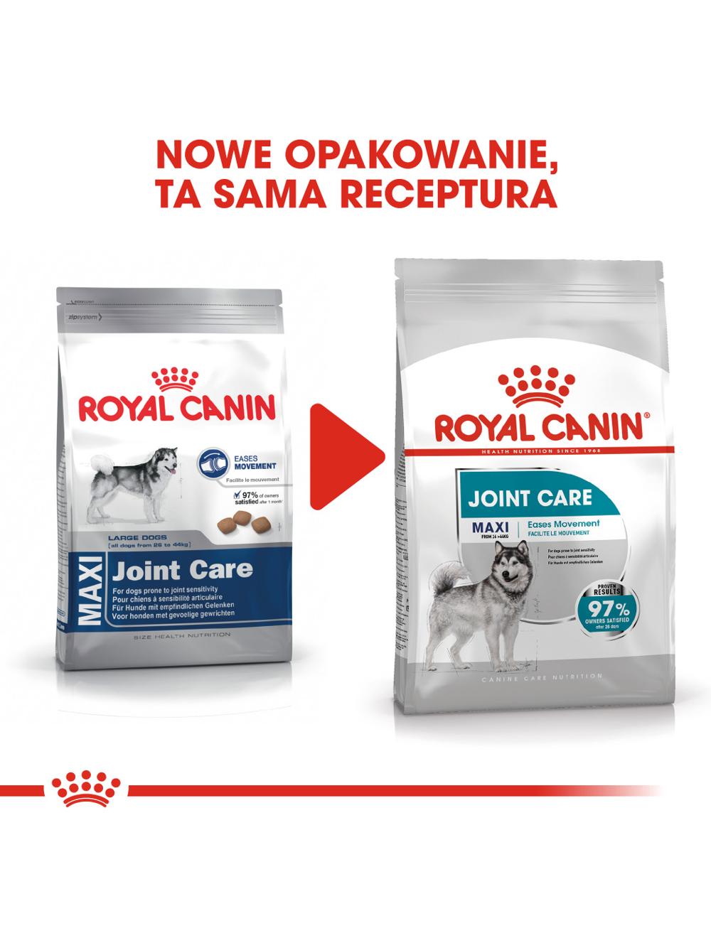 ROYAL CANIN CCN Maxi Joint Care 10kg karma sucha dla psów dorosłych, ras dużych, wspomagająca pracę stawów \Opakowanie uszkodzone (371, 980,8337)