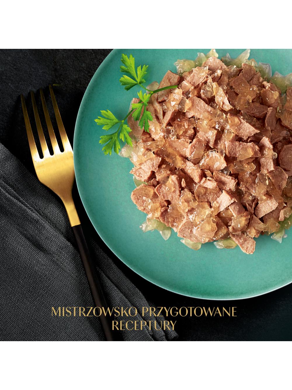 SHEBA Delicacy Fine Flakes Drobiowe Smaki saszetki 80x85 g – mokra karma pełnoporcjowa dla dorosłych kotów, w galaretce (kawałki z: kaczką, kurczakiem, drobiem, indykiem)