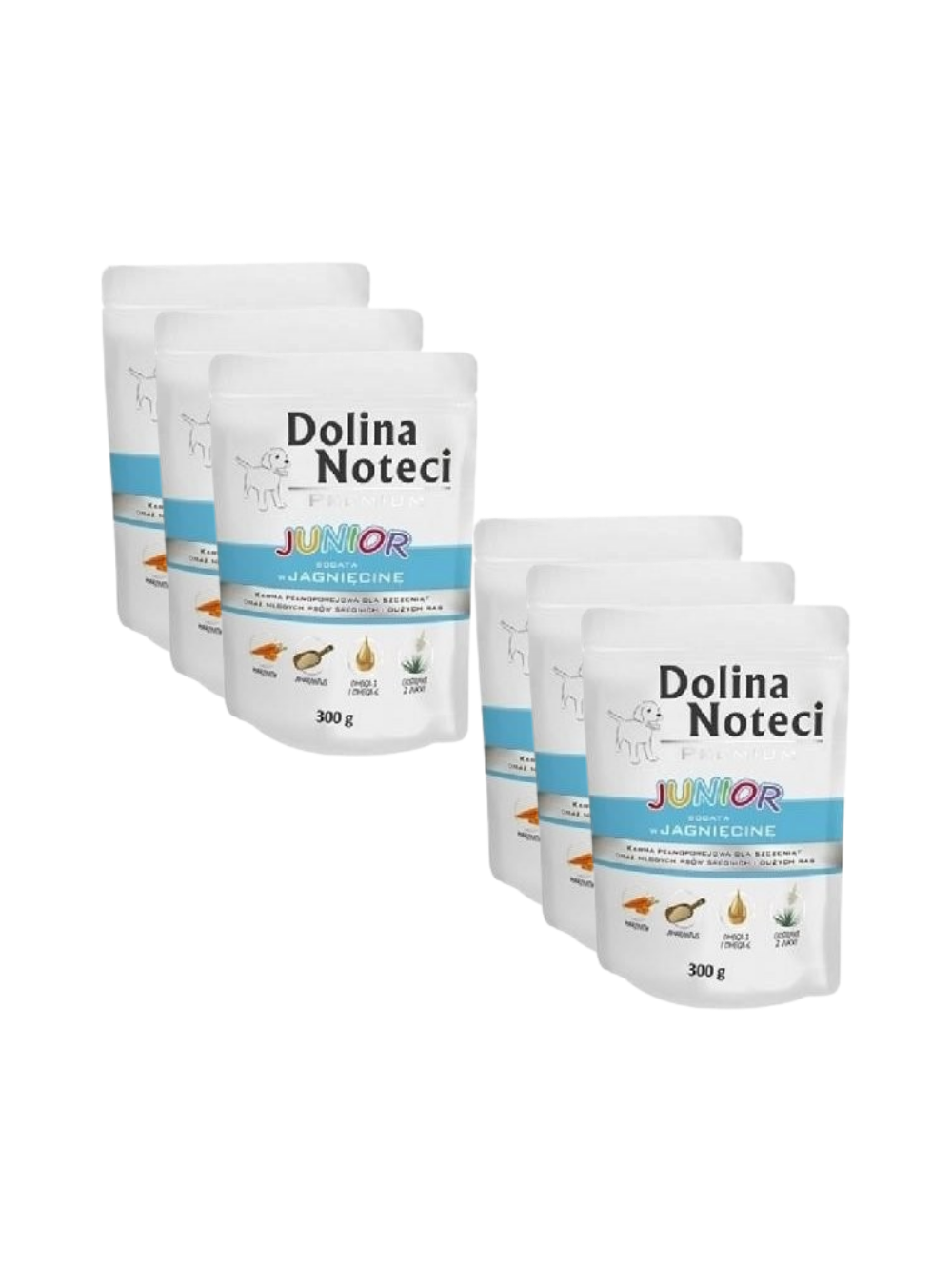 Dolina Noteci PREMIUM Junior bogata w jagnięcinę 6 x 300g