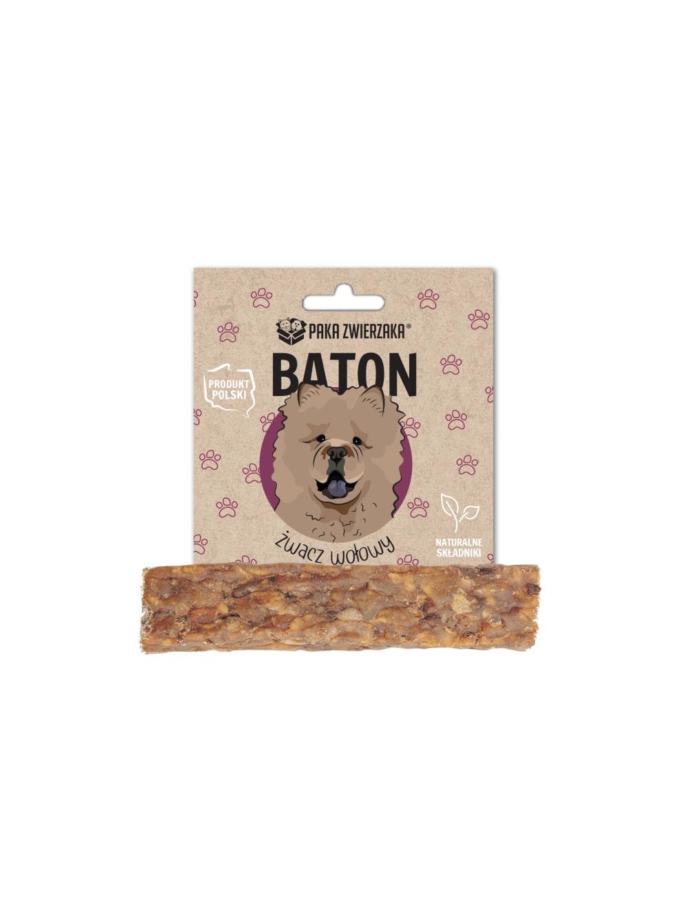 PAKA ZWIERZAKA-baton żwacz wołowy (12cm)