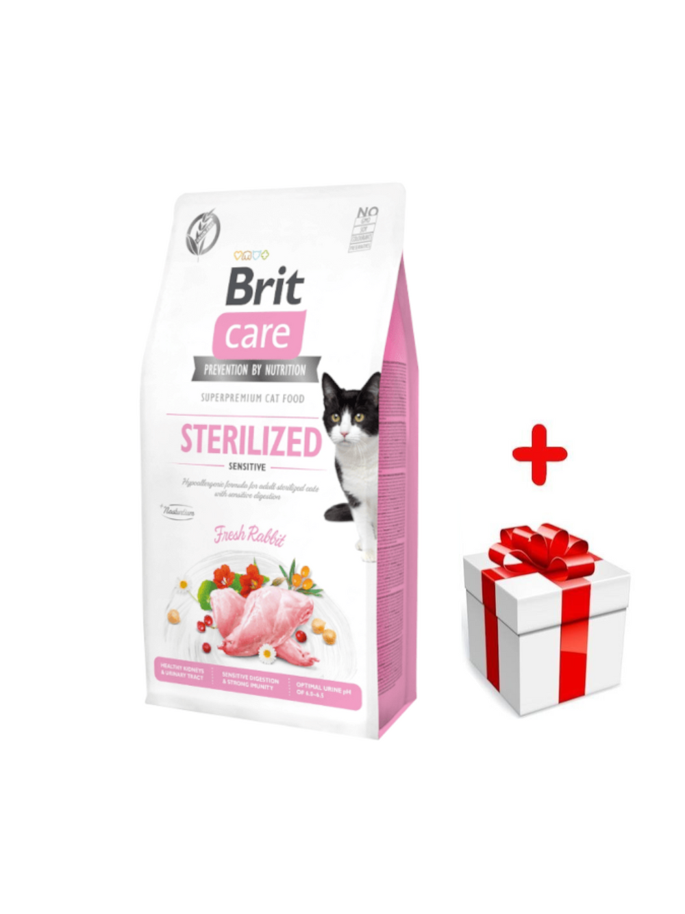 BRIT Care Cat  Grain-Free Sterilised Sensitive 2kg + niespodzianka dla kota GRATIS!