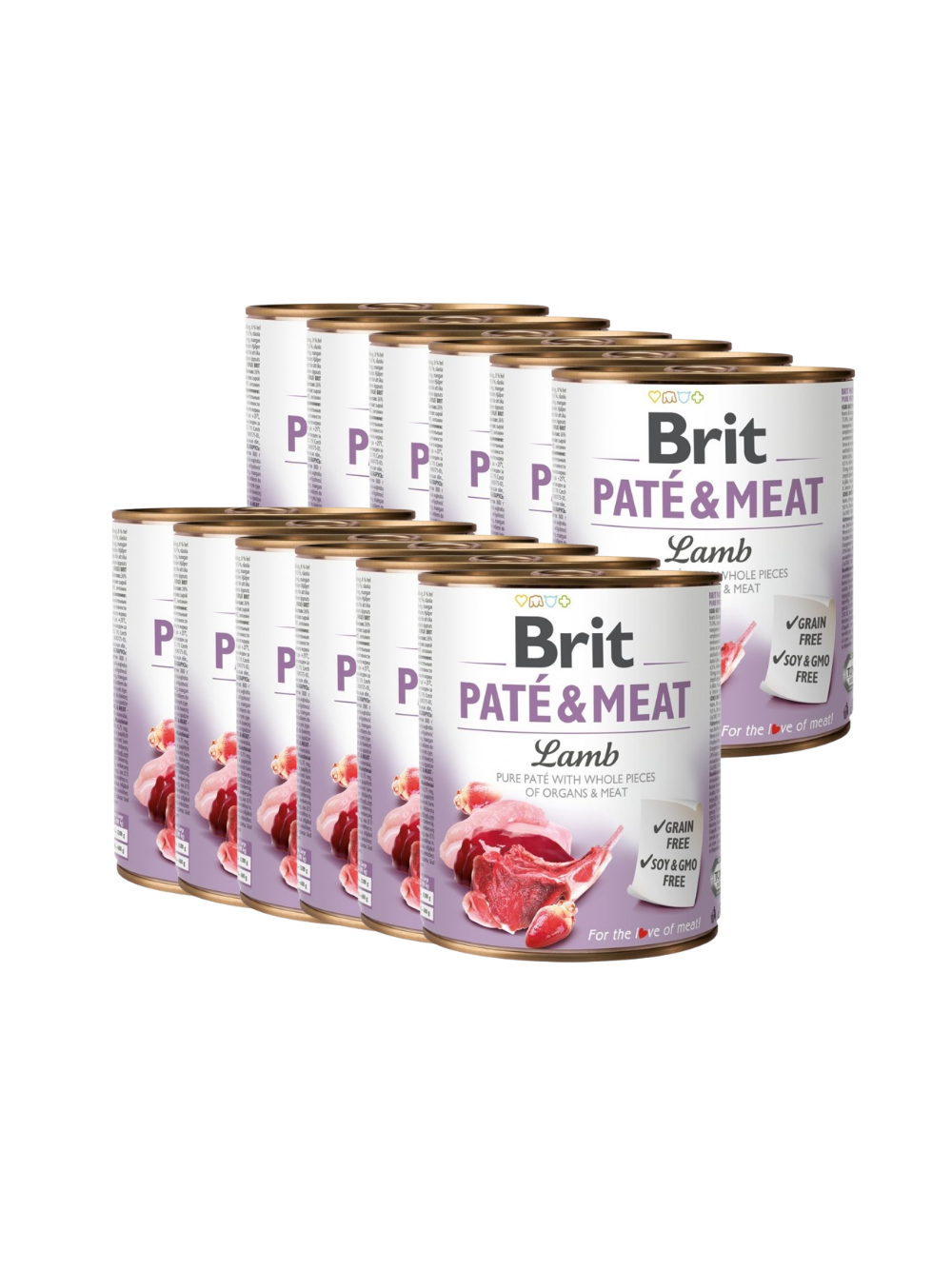 BRIT PATE & MEAT LAMB 12x800g