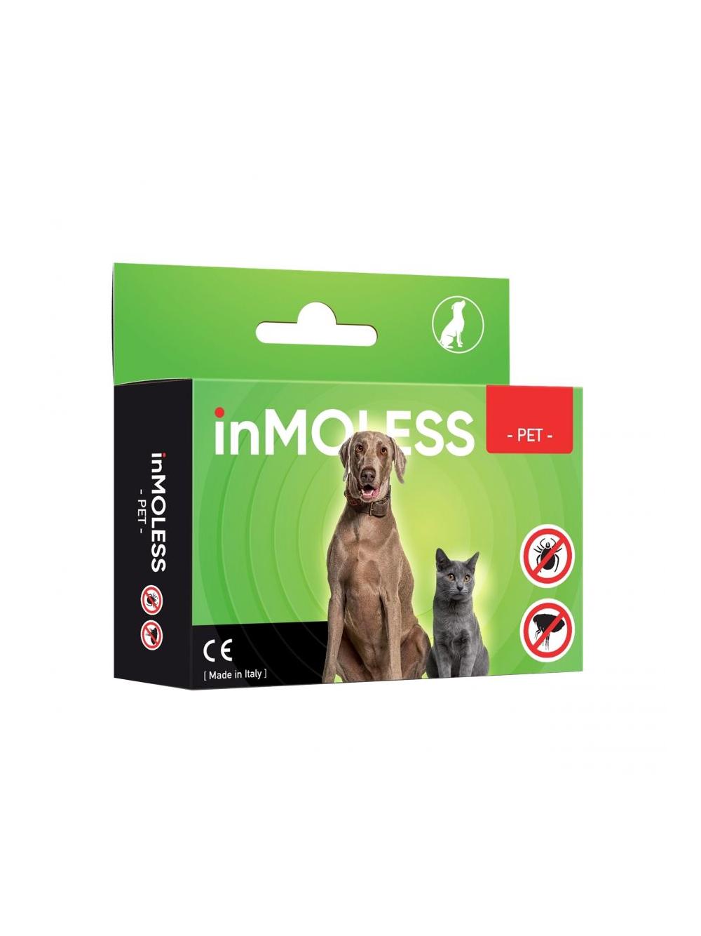 Inmoless Ultradźwiękowy odstraszacz na pchły i kleszcze dla zwierząt domowych Inmoless Pet - Pink
