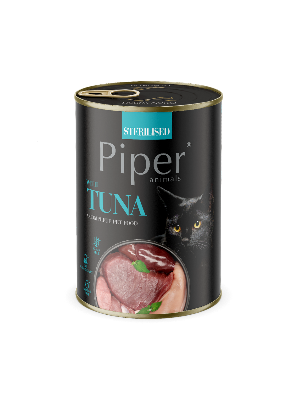 DOLINA NOTECI Piper dla kotów sterylizowanych z tuńczykiem 400g