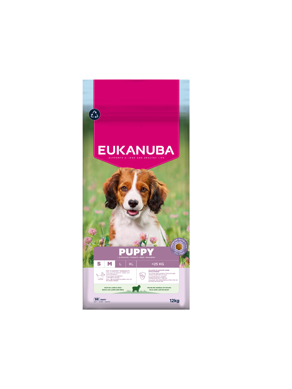 EUKANUBA Puppy&Junior Small/Medium Lamb&Rice 12kg