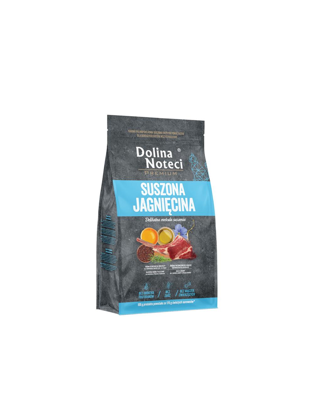 Dolina Noteci Premium Karma suszona dla kotów wszystkich ras jagnięcina 2 kg