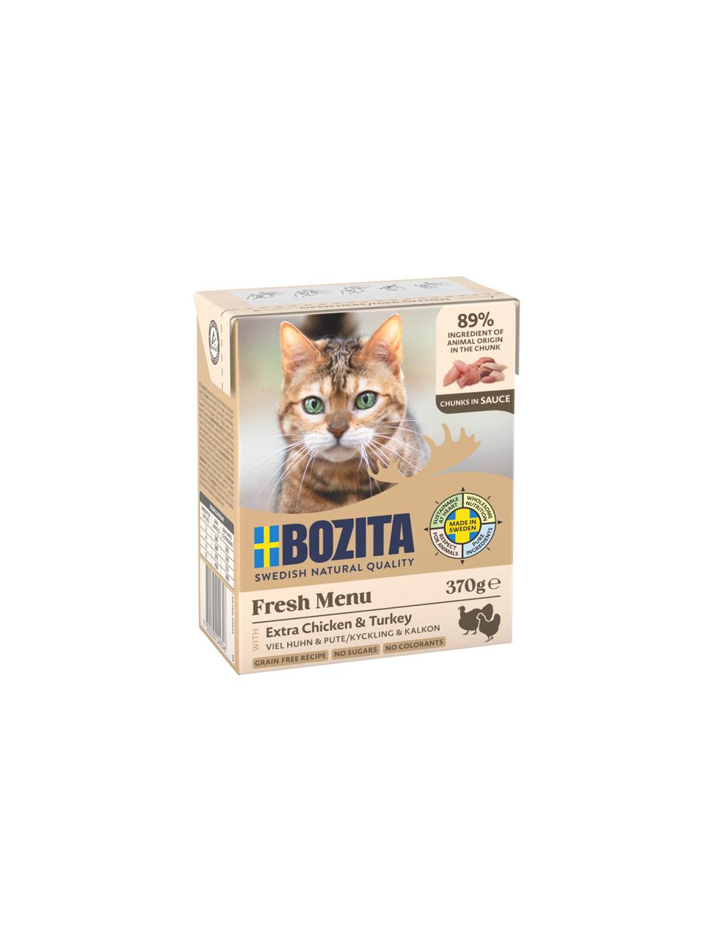 BOZITA Cat Kurczak I Indyk W Sosie 370g