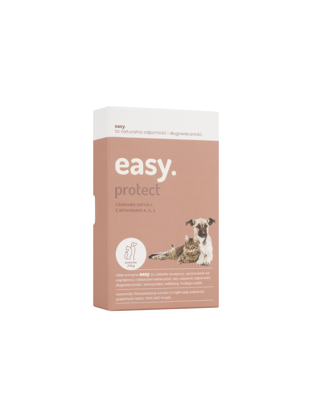 Easy. Olej konopny dla psów i kotów Protect do 20kg