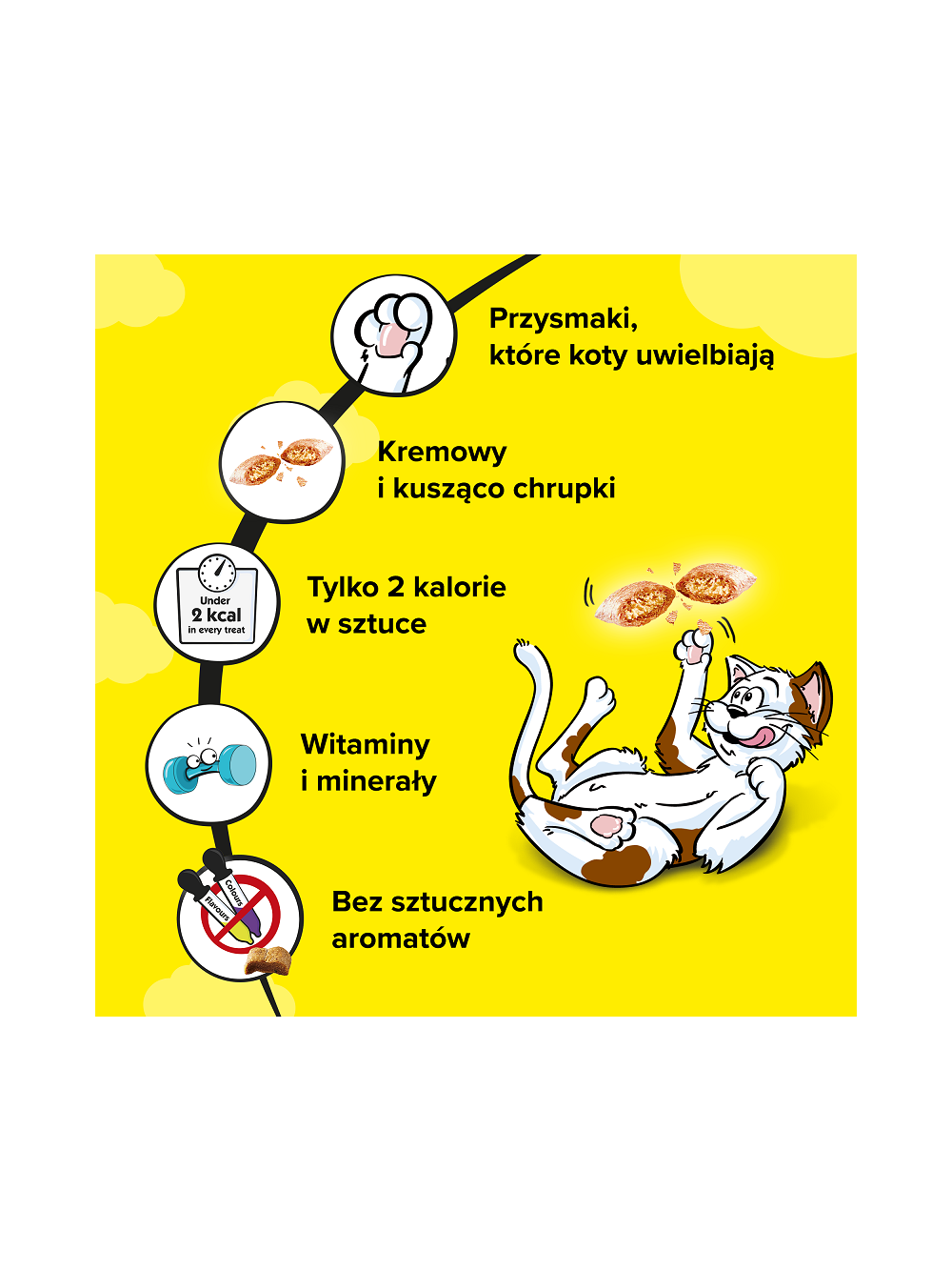 DREAMIES Mega Pudełko 2x350 g – karma uzupełniająca dla dorosłych kotów, z pysznym serem