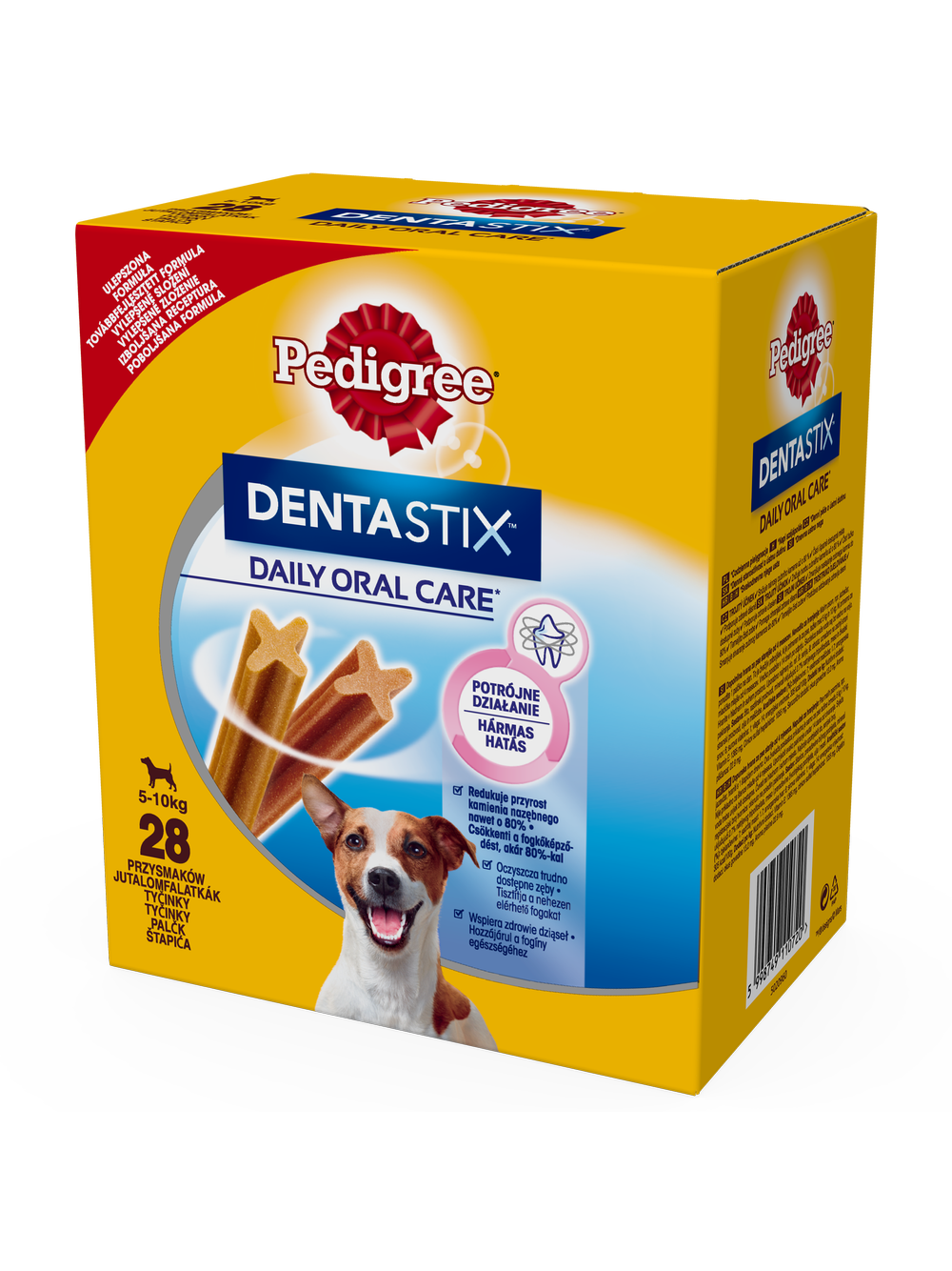 PEDIGREE DentaStix (małe rasy) przysmak dentystyczny dla psów 28 szt. - 4x110g