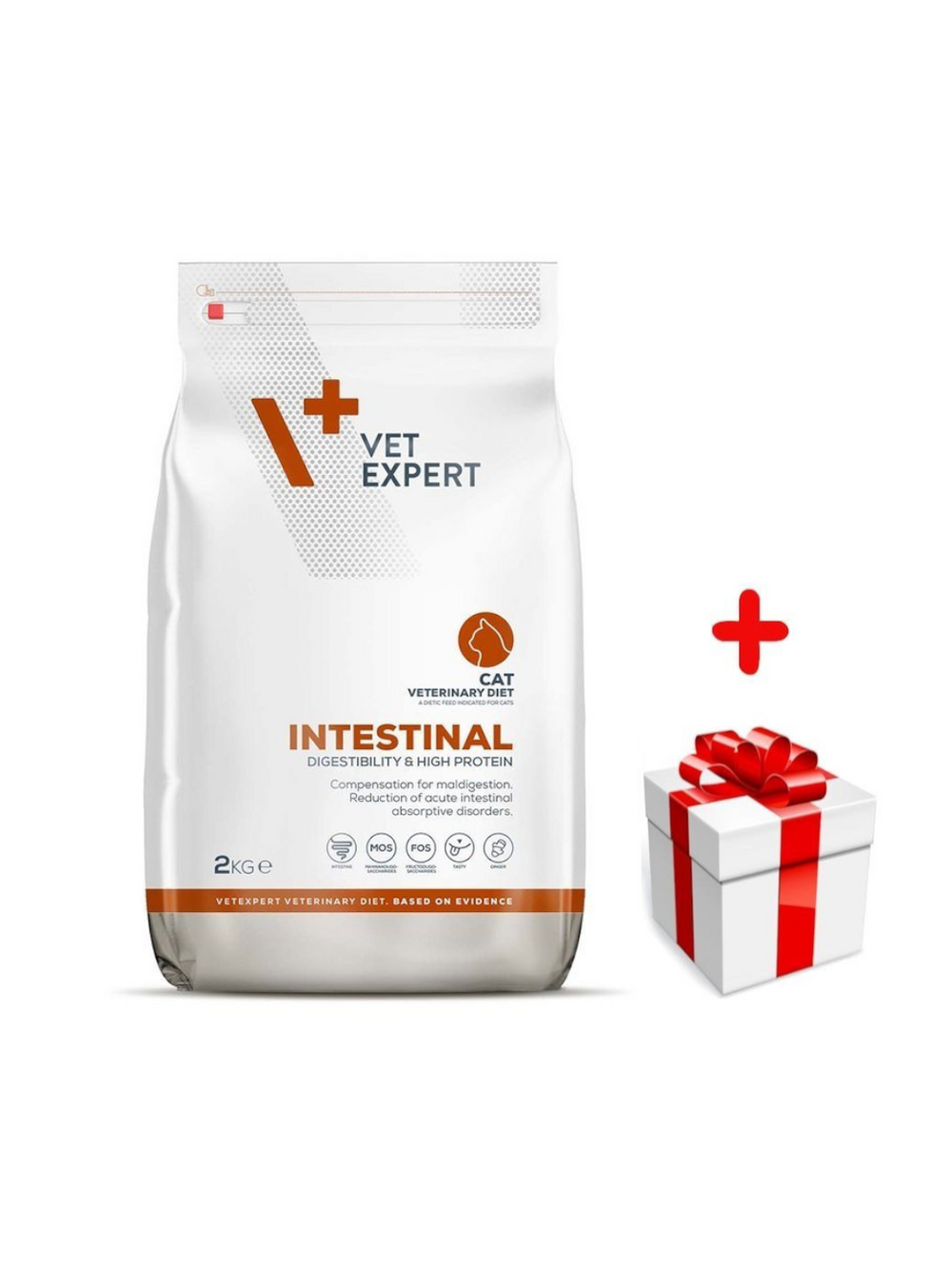 VETEXPERT Cat Intenstinal 2kg + niespodzianka dla kota GRATIS!