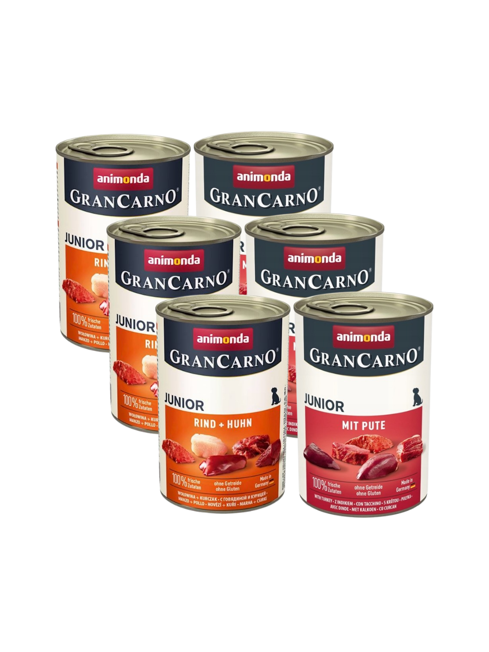 ANIMONDA GranCarno Junior Mix Smaków 12x400g