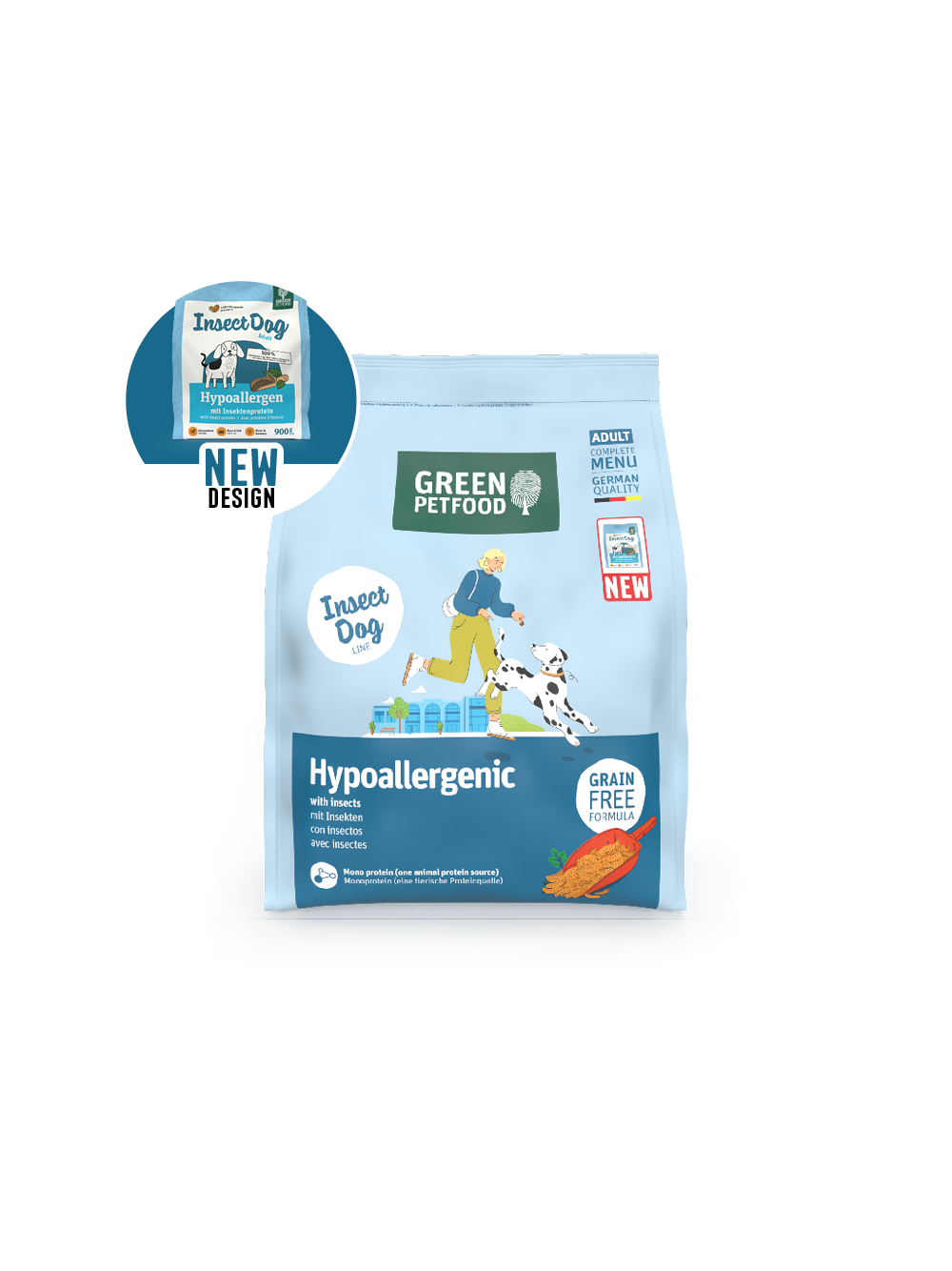 GREEN PETFOOD InsectDog Hypoallergen 10kg