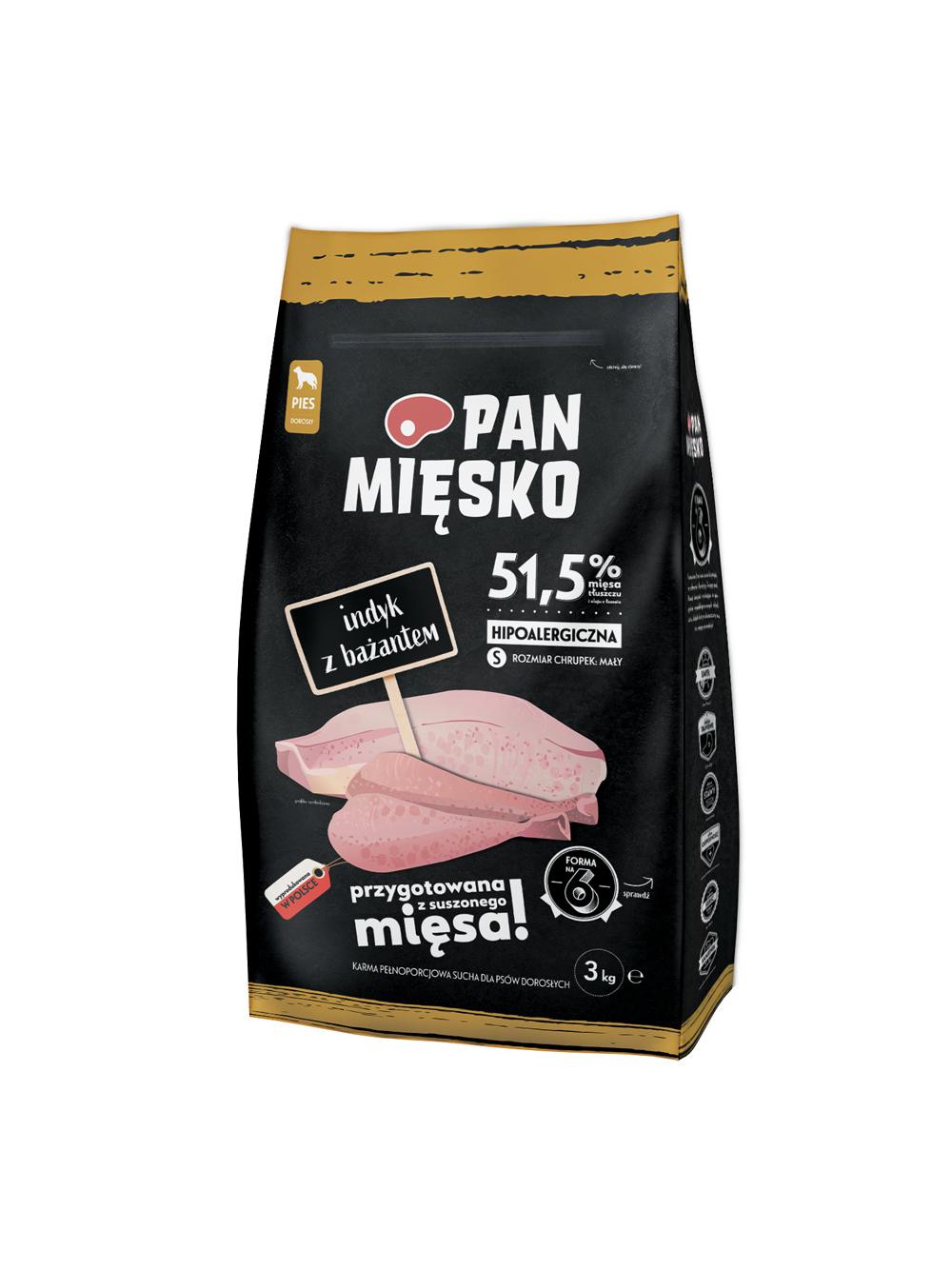 PAN MIĘSKO Indyk z bażantem S 3kg