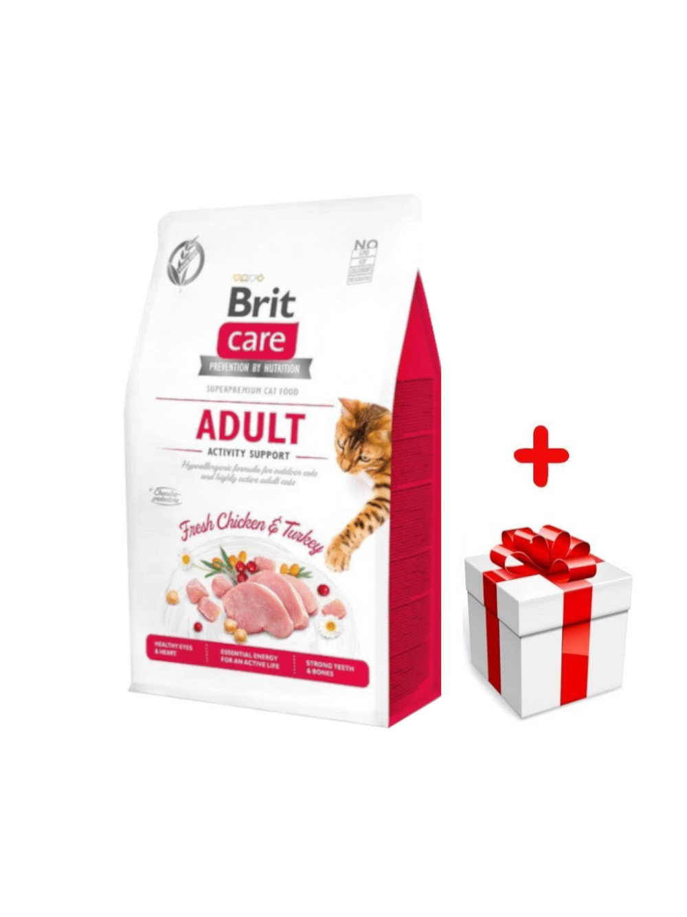 BRIT Care Cat  Grain-Free Activity Support 400g + niespodzianka dla kota GRATIS!