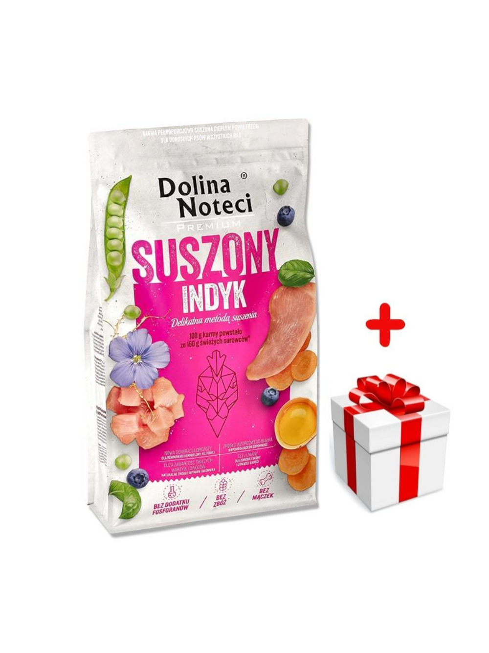 DOLINA NOTECI Premium Indyk- karma suszona dla psa 9kg + niespodzianka dla psa GRATIS!