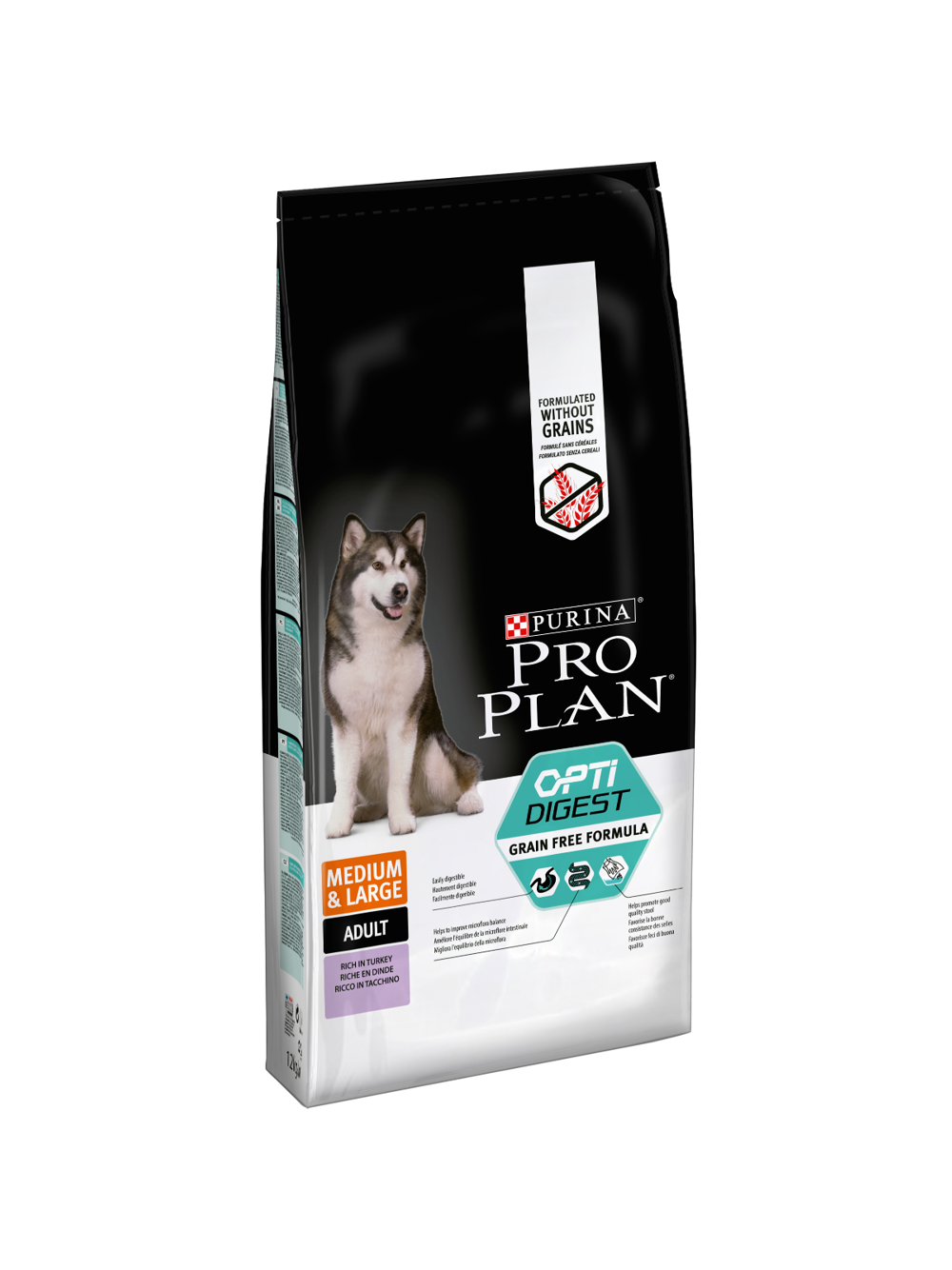 PRO PLAN Sensitive Digestion Adult Karma dla psów bogata w indyka 12kg
