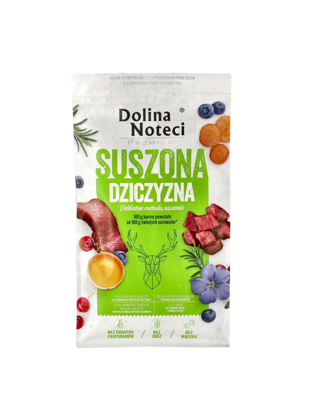 DOLINA NOTECI Premium Dziczyzna- karma suszona dla psa 9kg