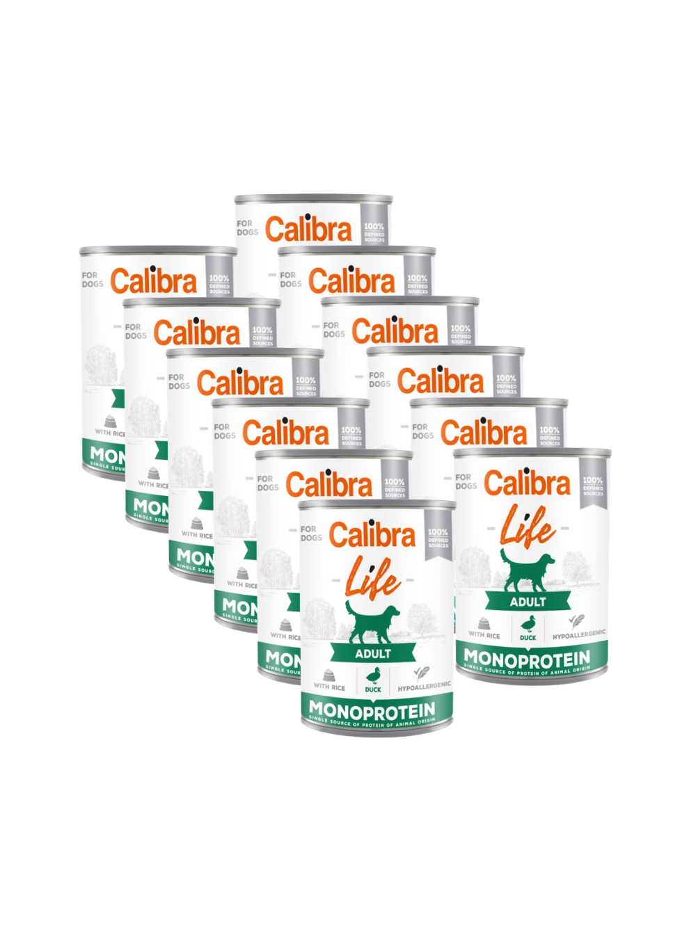 CALIBRA Dog Life Adult Duck with Rice 12x400g
