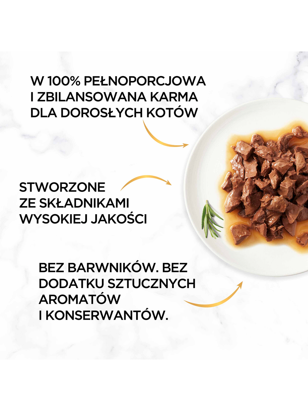 Purina Gourmet Gold Sauce Delight z wołowiną 24x85g