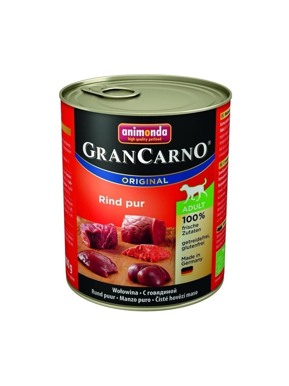 ANIMONDA GranCarno Adult Dog smak: Wołowina  12 x 800g