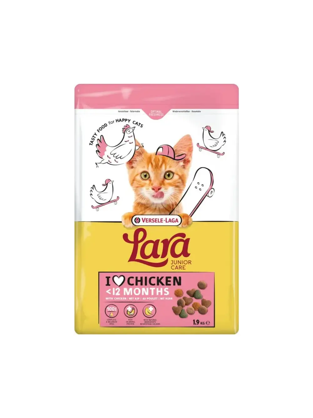 VERSELE-LAGA Lara Junior 1,9kg - karma dla kociąt i młodych kotów