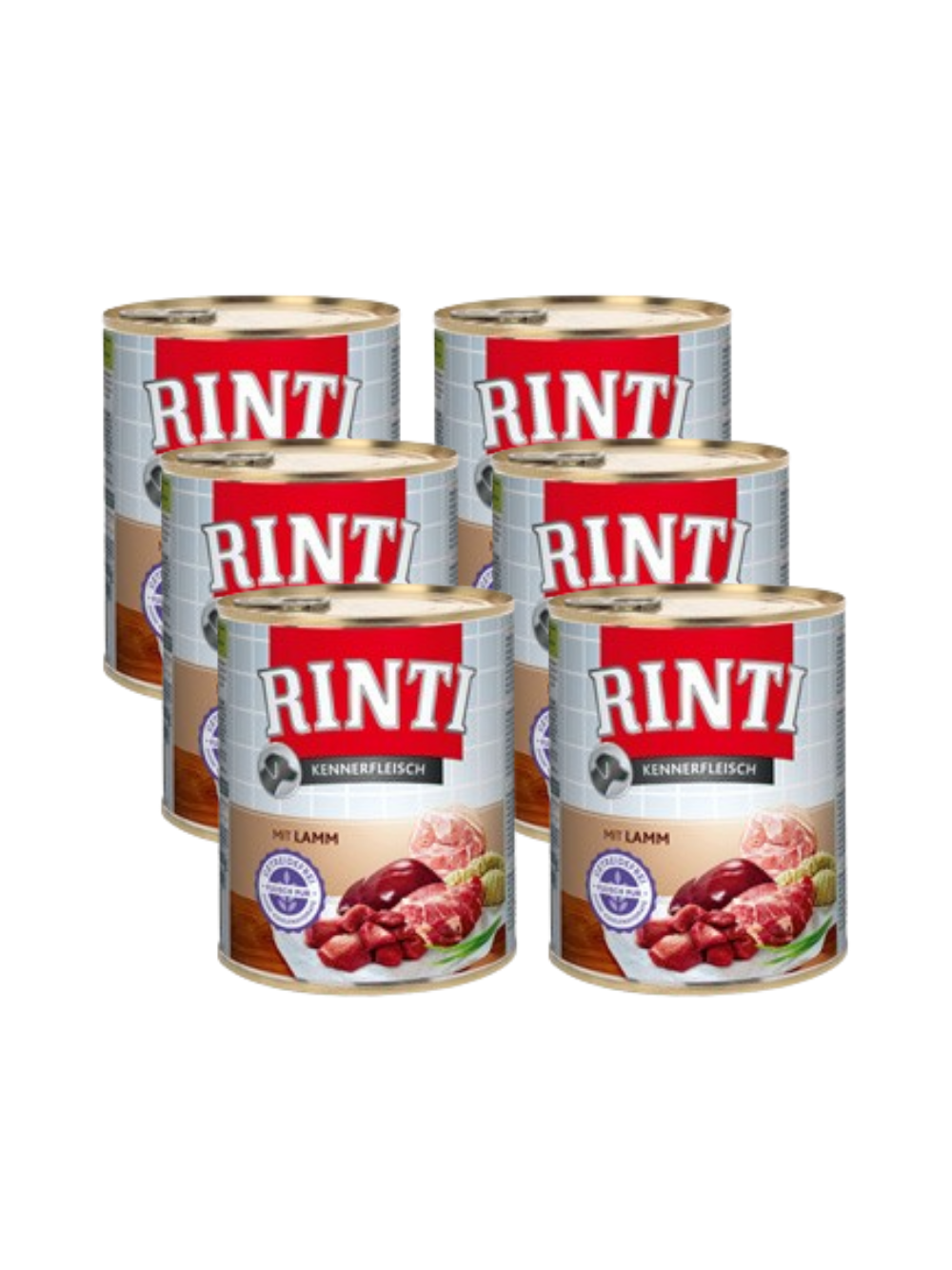 Rinti Kennerfleisch karma mokra dla psa - jagnięcina 6x800g