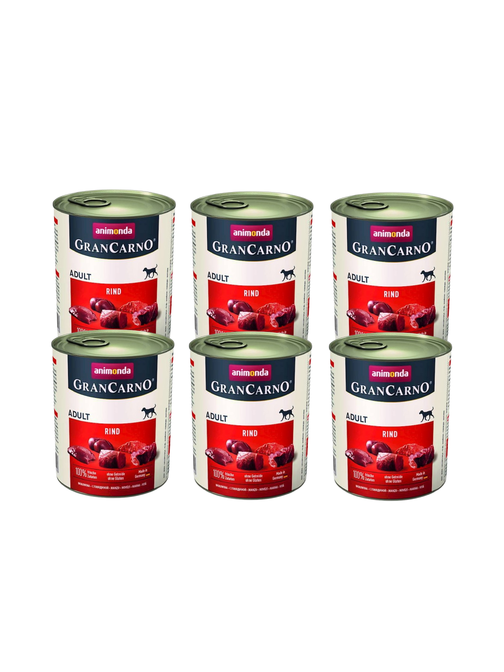 ANIMONDA GranCarno Adult Dog smak: Wołowina 6 x 800g