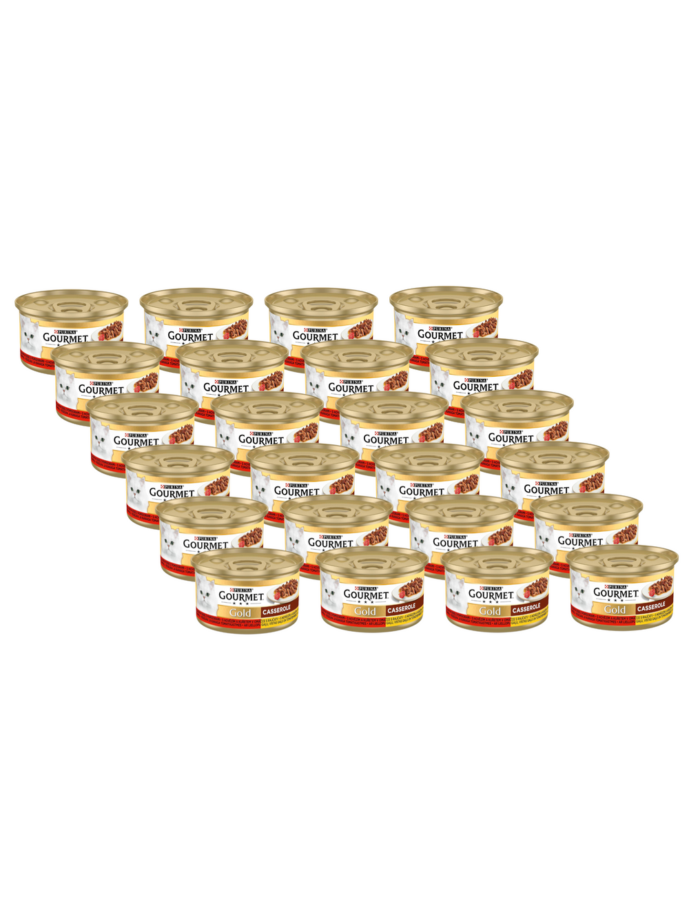 Purina Gourmet Gold z wołowiną i kurczakiem w sosie z pomidorami 24x85g