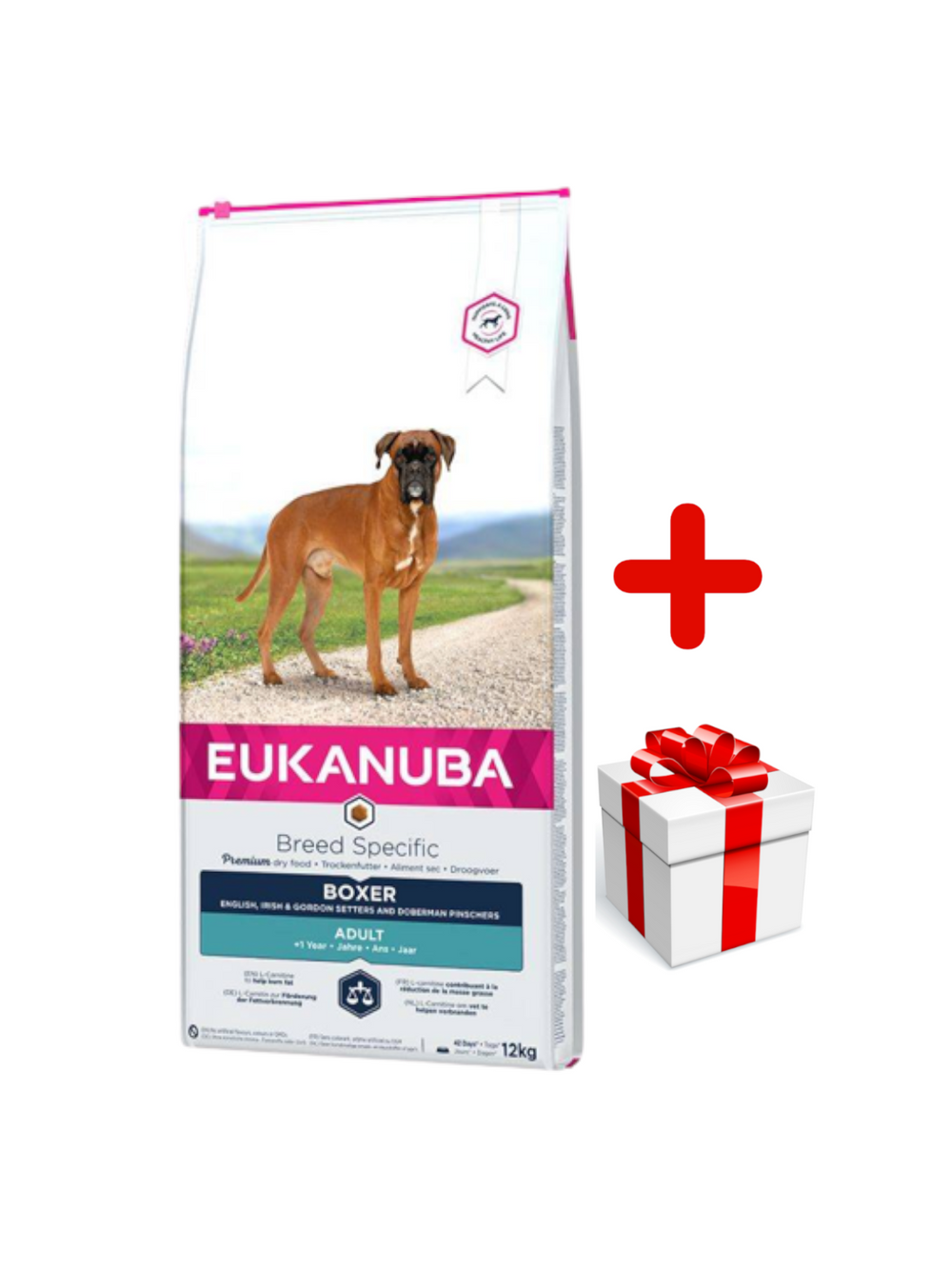 Eukanuba adult boxer 12kg + niespodzianka dla psa GRATIS!