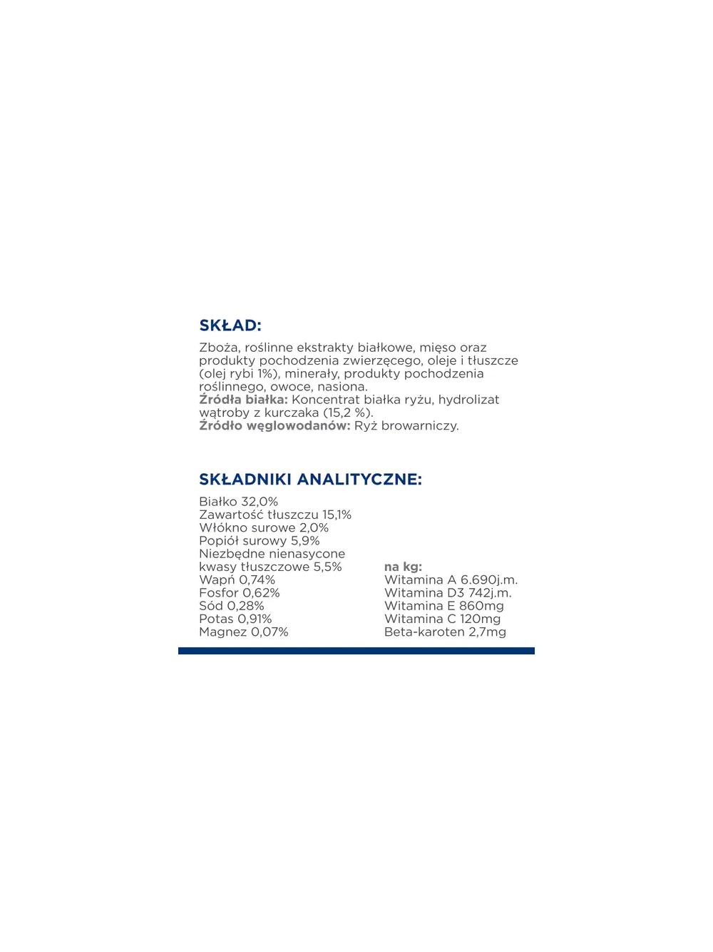 HILL'S PD Prescription Diet Feline z/d Food Sensitivities 1,5kg/Opakowanie uszkodzone (8755) !!!!